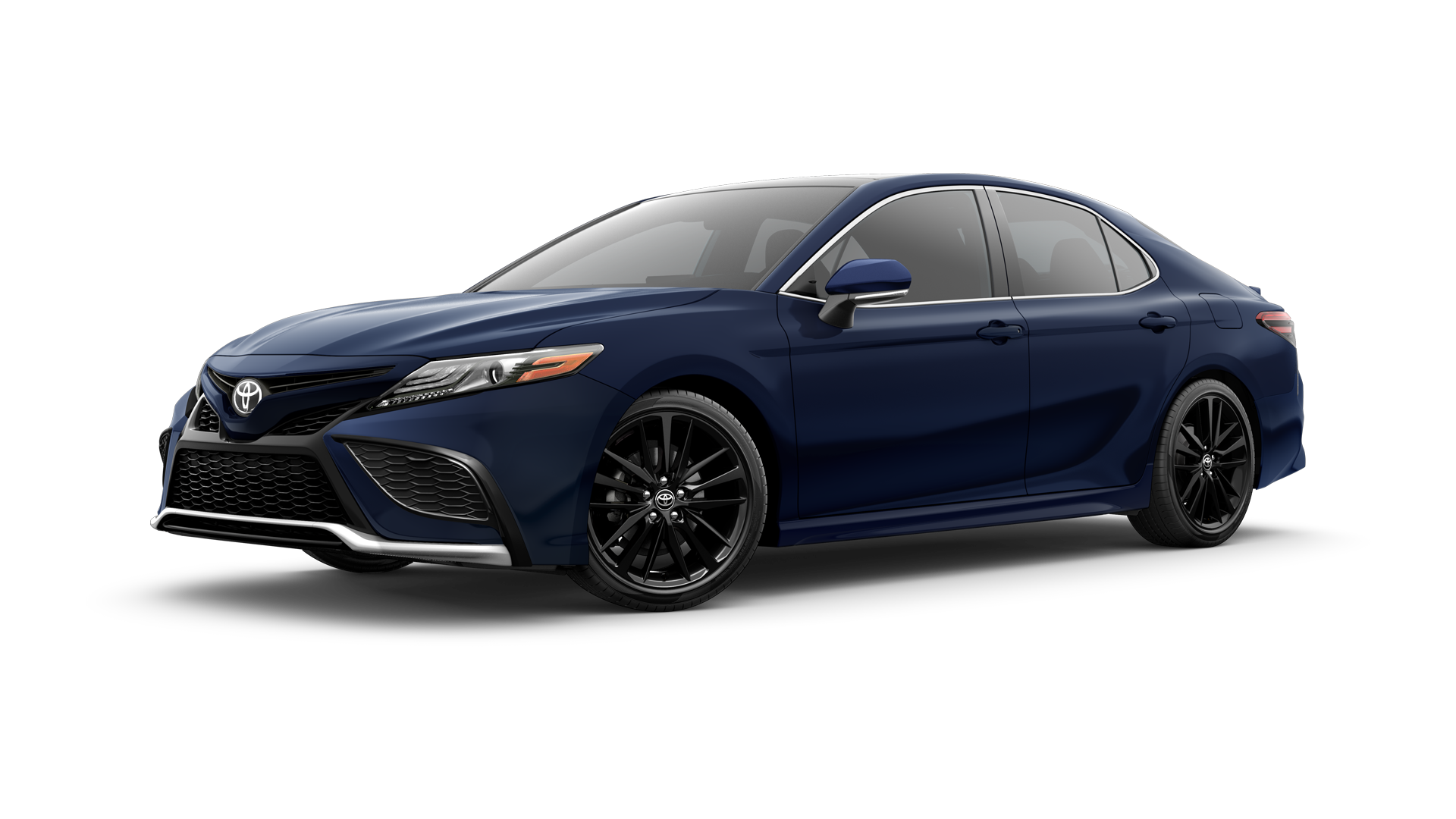 2024 Toyota Camry in Reservoir Blue.