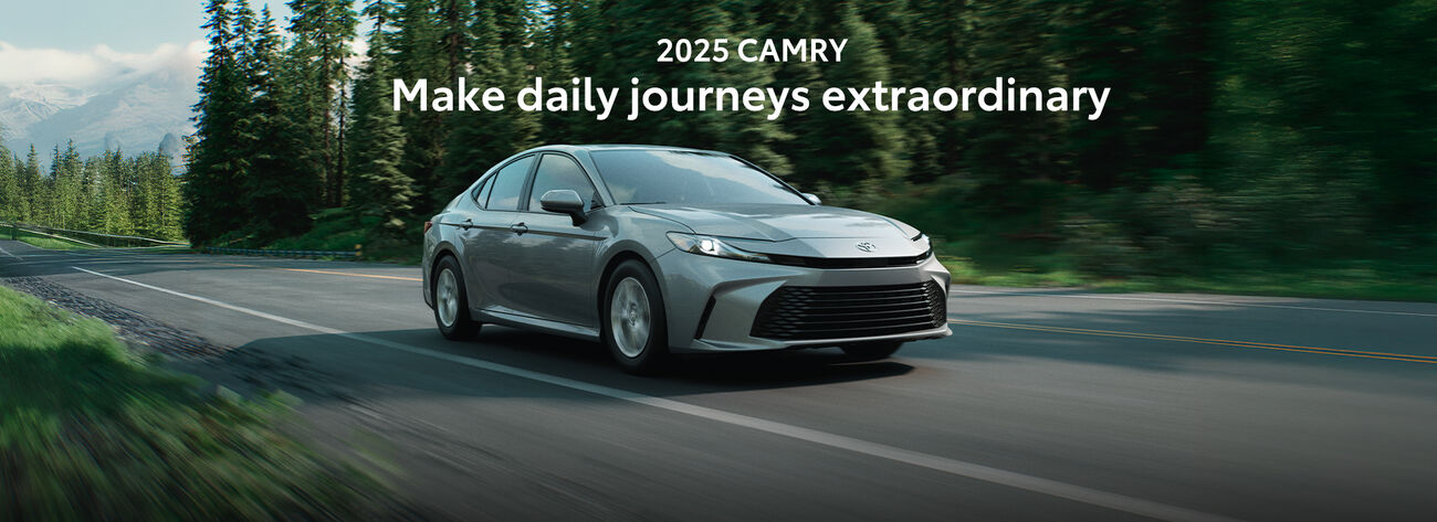 Make daily journeys extraordinary with the 2025 Camry.