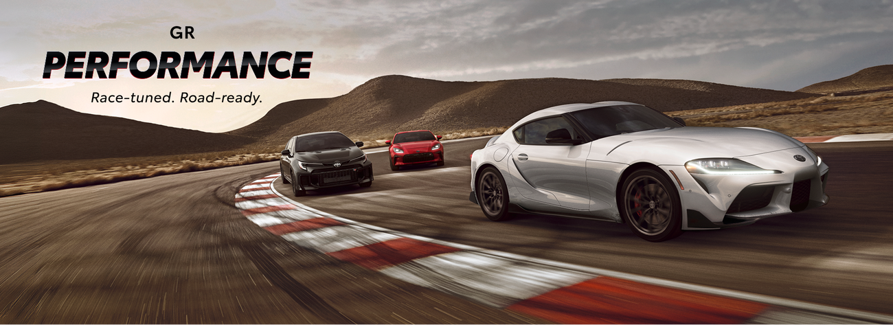 Discover Toyota's GR lineup of performance vehicles today.