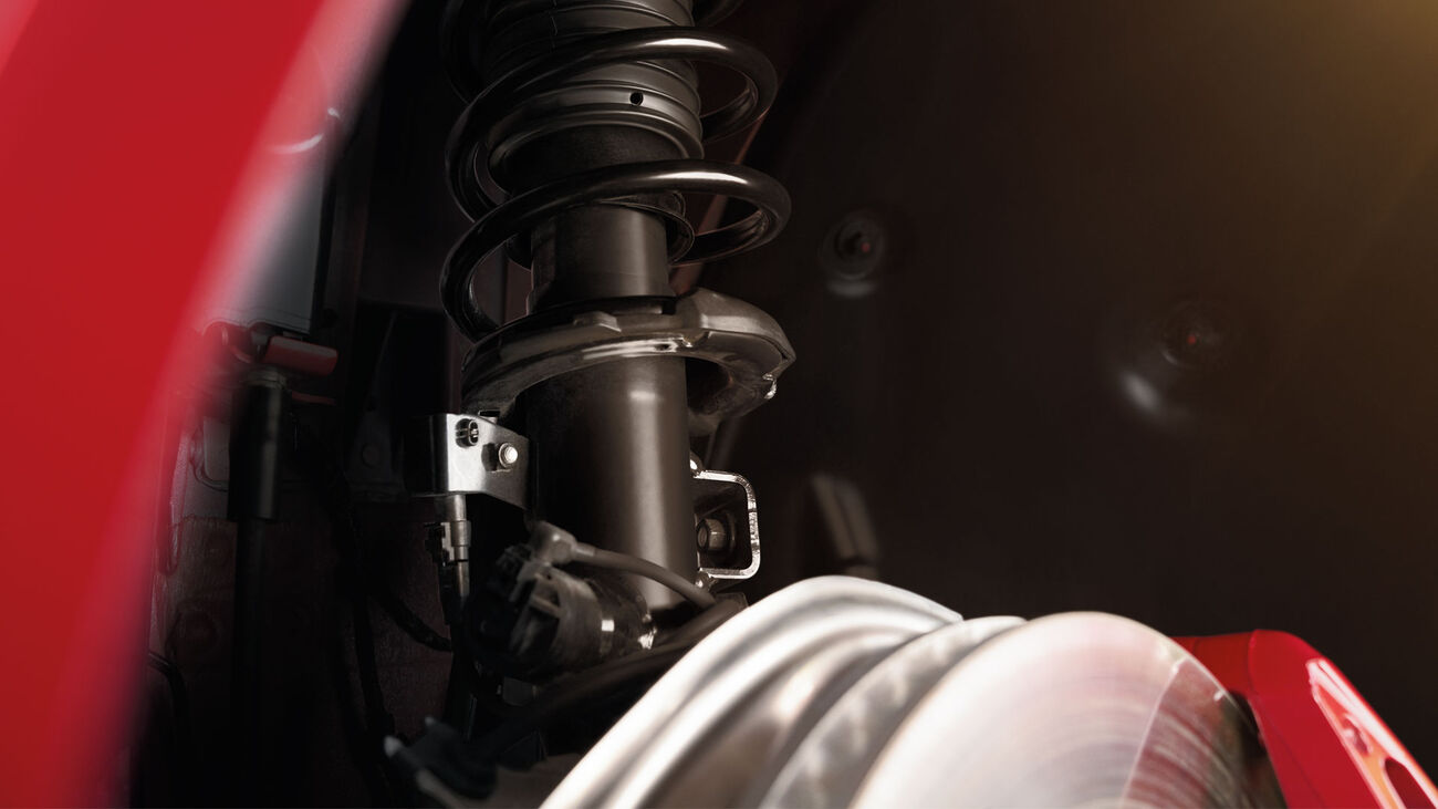GR Supra&rsquo;s Adaptive Variable Suspension allows for different settings in different driving scenarios