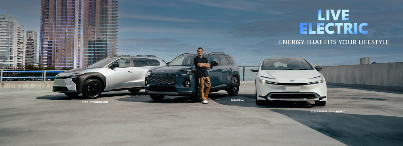 Discover Toyota's Electrified lineup of vehicles today.