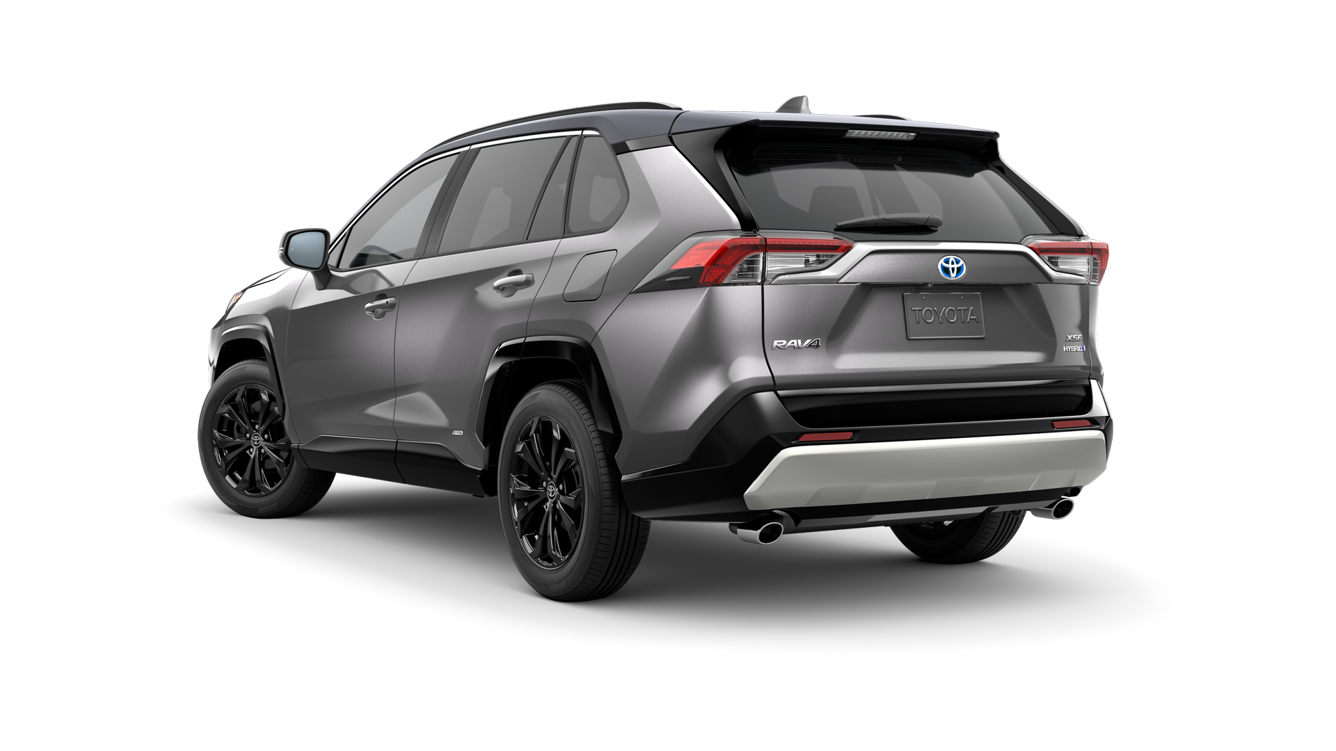 2022 Toyota RAV4 in Magnetic Gray Metallic/Midnight Black Metallic Roof.