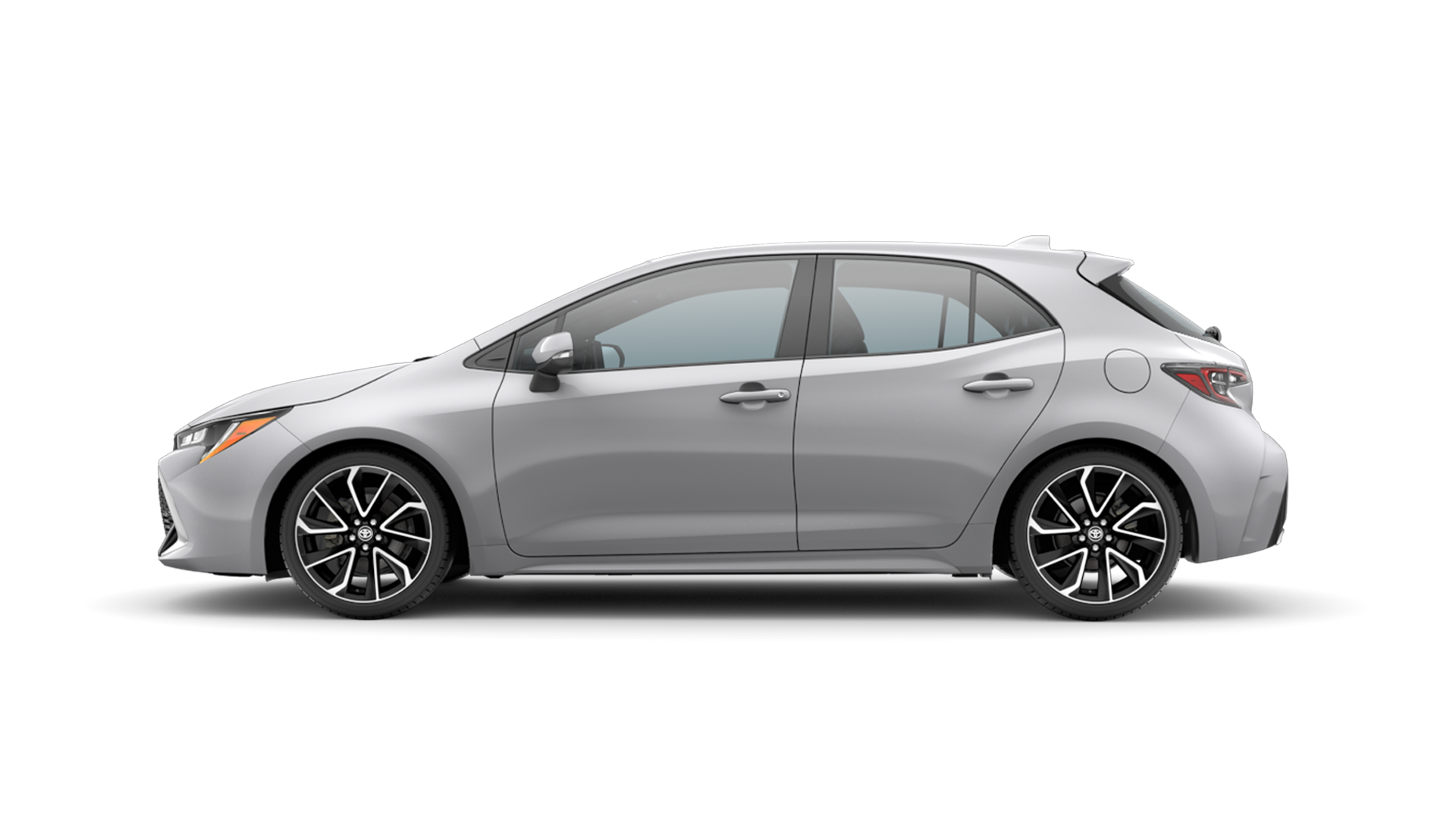 2021 Toyota Hatchback in Classic Silver Metallic.