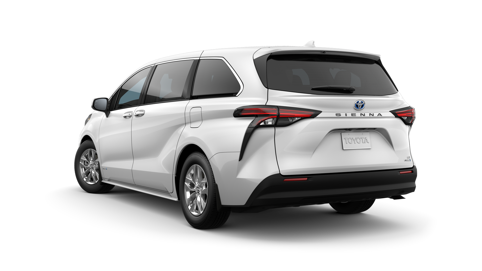 2021 Toyota Sienna in Super White.