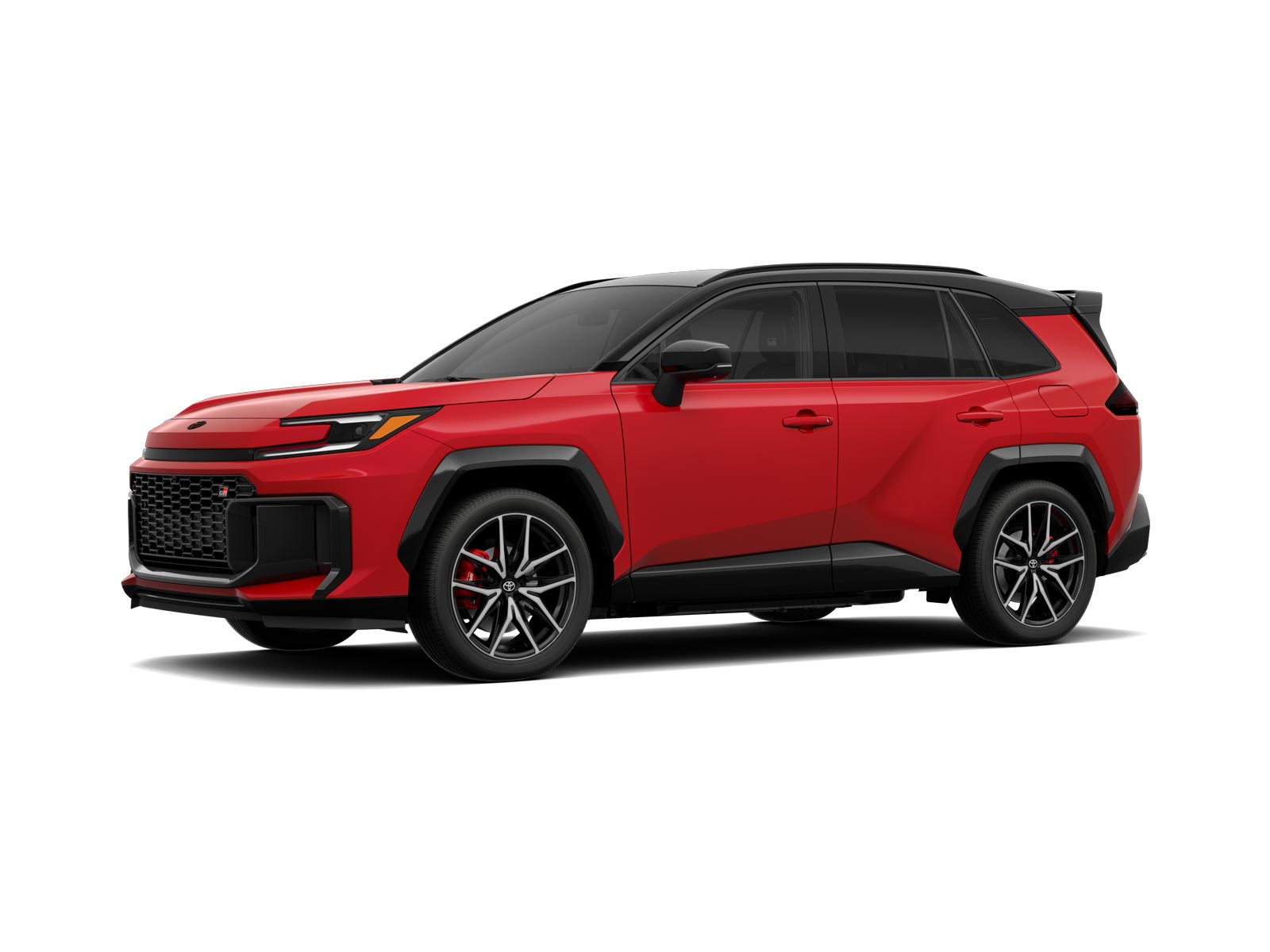 Three-sixty image of 2026 RAV4 Plug-in Hybrid in Supersonic Red w/ Black roof