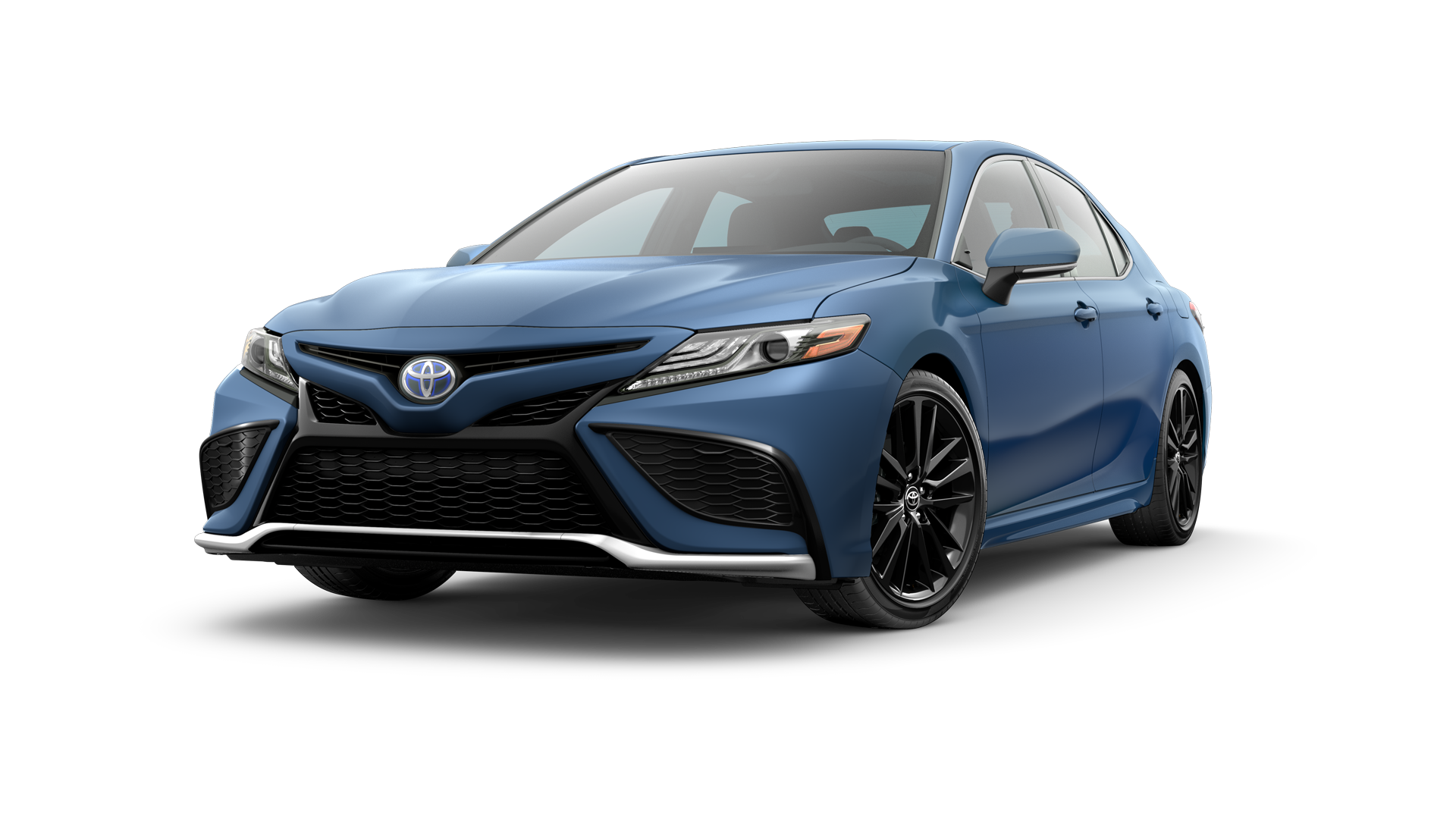 2024 Toyota Hybrid in Cavalry Blue.