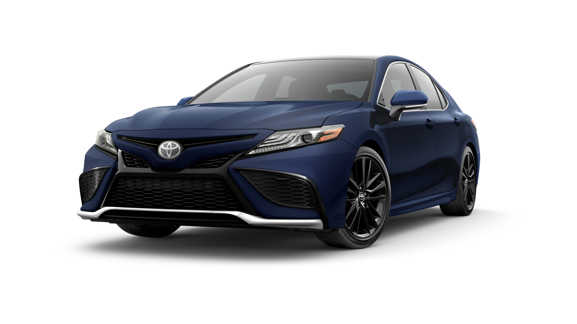 2023 Toyota Camry in Reservoir Blue.