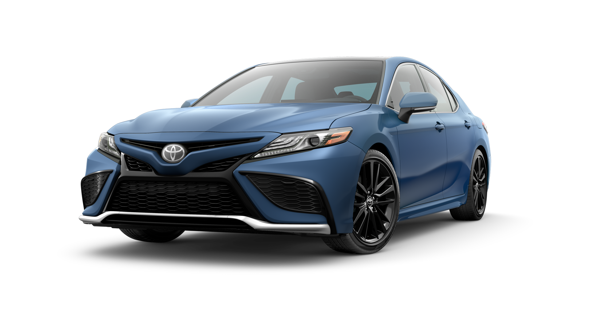 2023 Toyota Camry in Cavalry Blue.