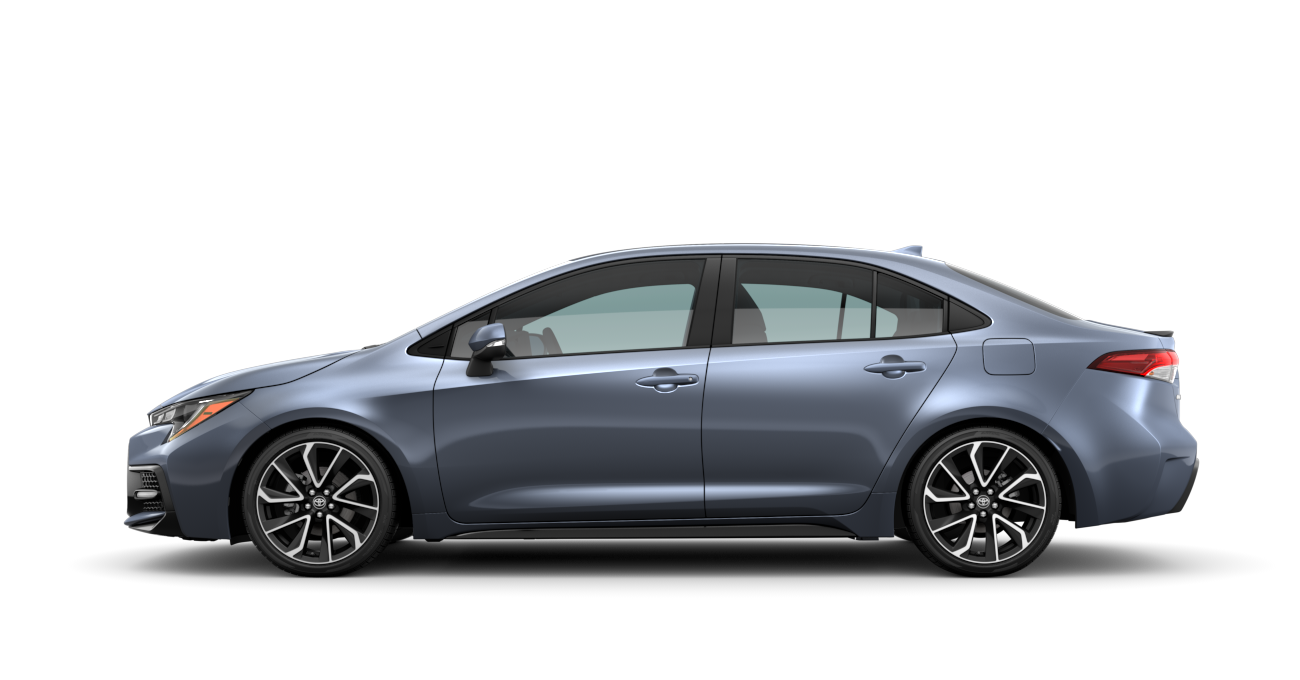 2021 Toyota Corolla in Celestite Gray Metallic.