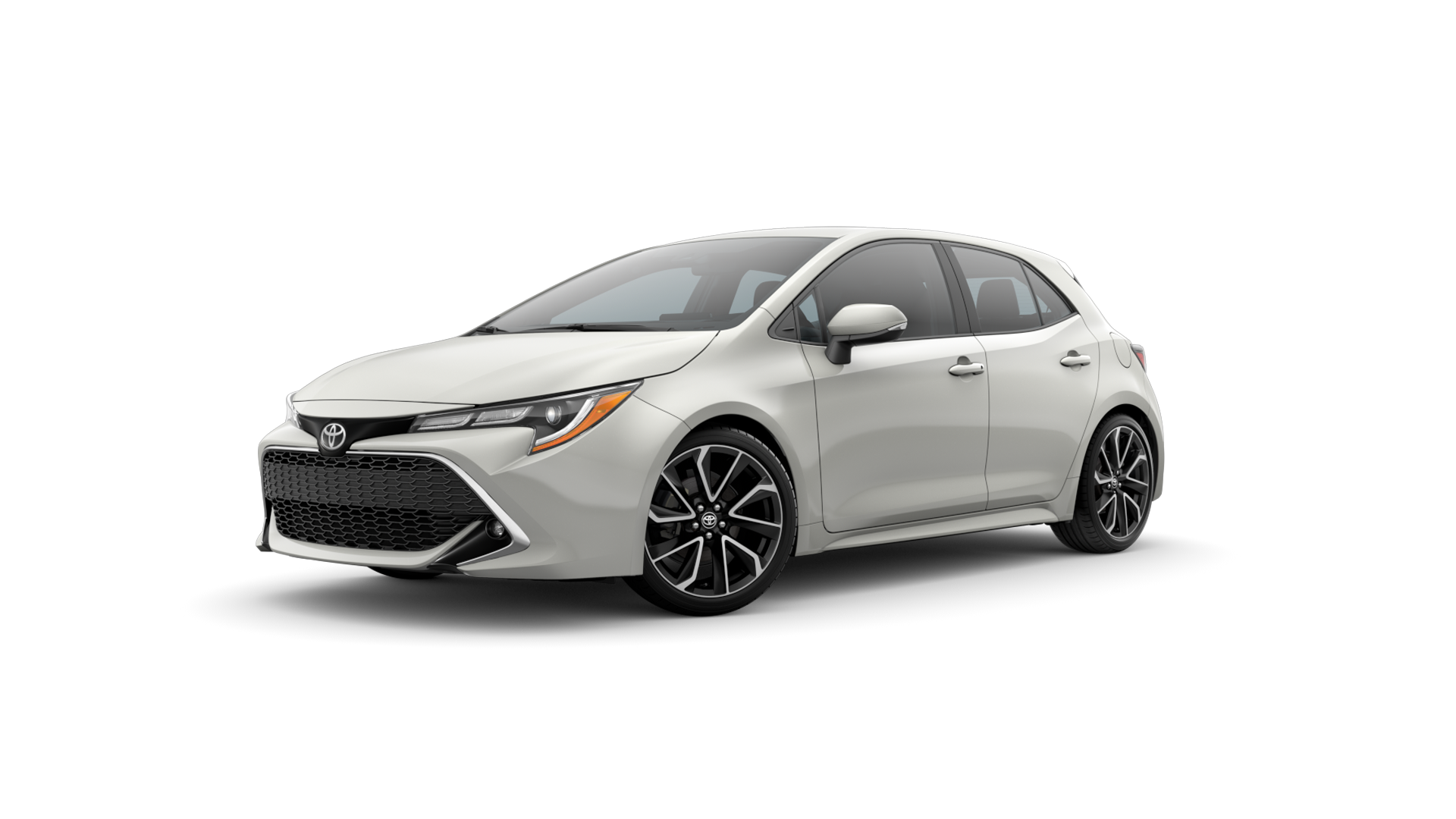 2021 Toyota Hatchback in Classic Silver Metallic.