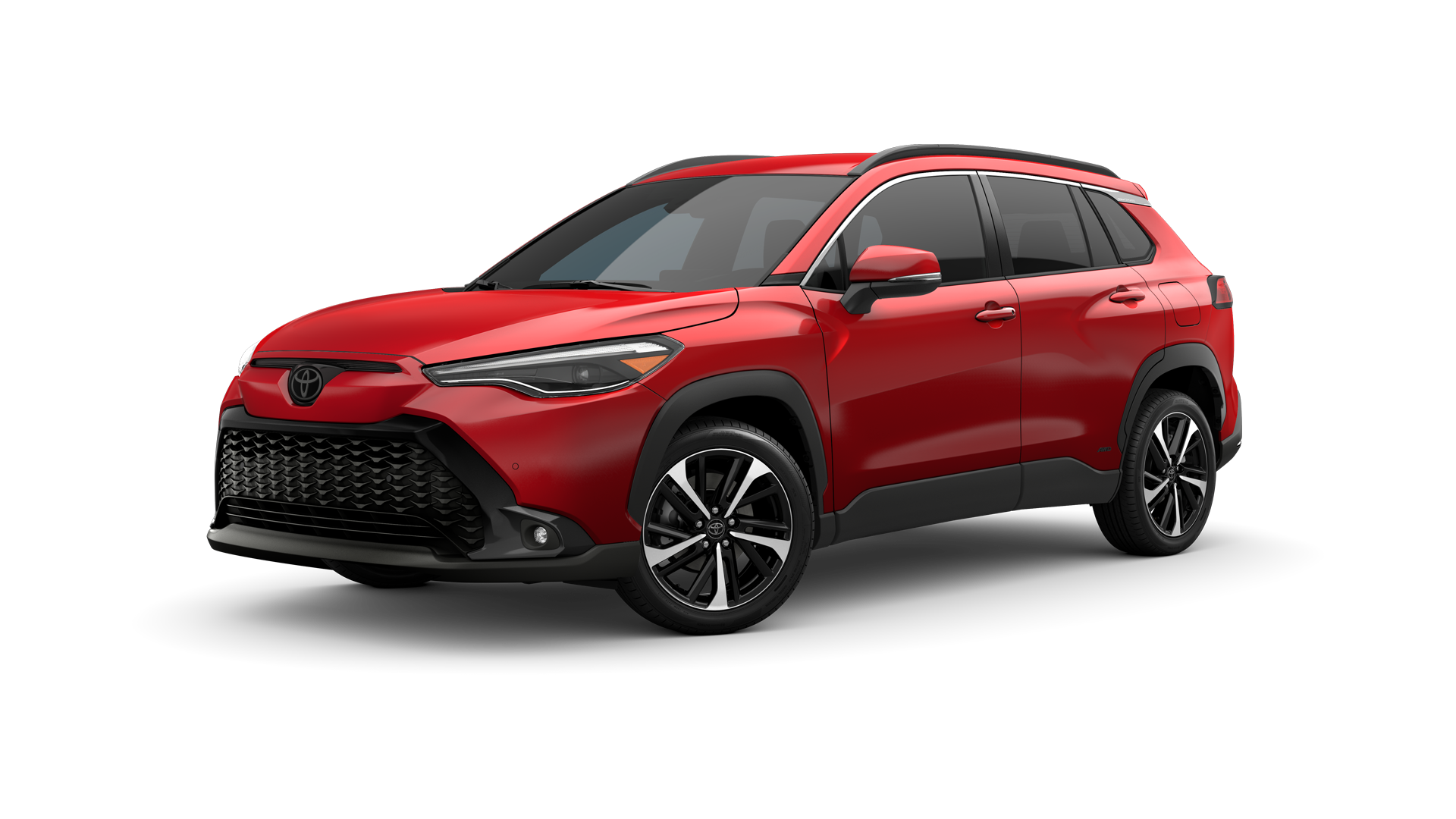 Three-sixty image of 2024 Corolla Cross Hybrid in Soul Red Crystal*