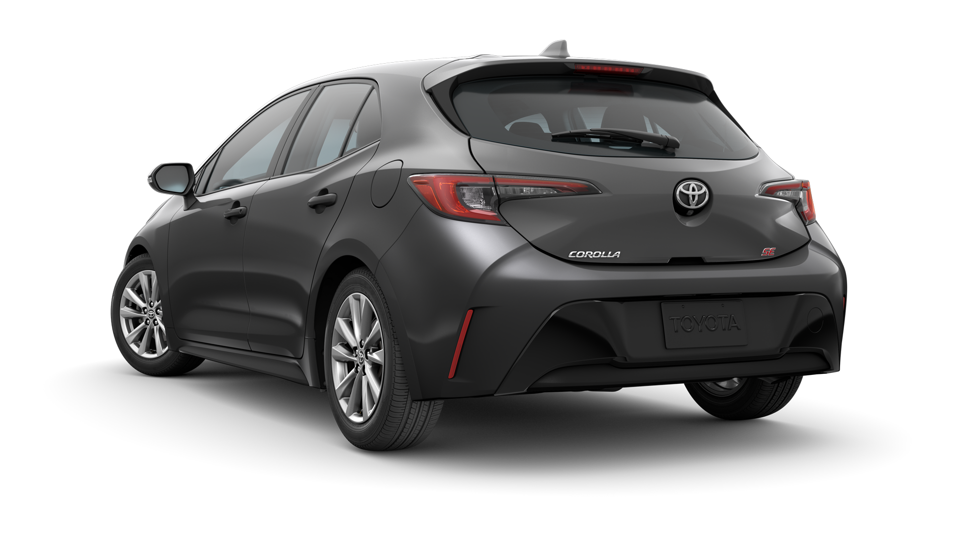 2024 Toyota Hatchback in Magnetic Gray Metallic.