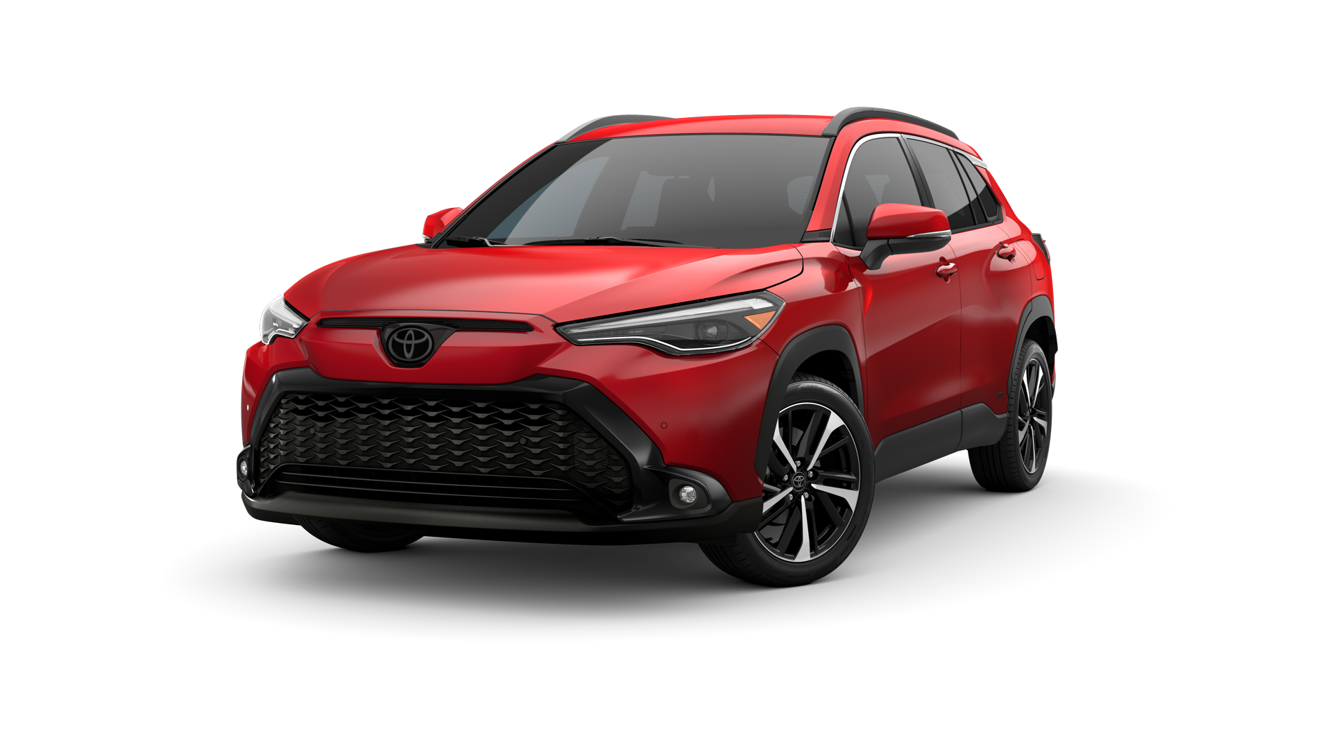 Three-sixty image of 2024 Corolla Cross Hybrid in Soul Red Crystal*