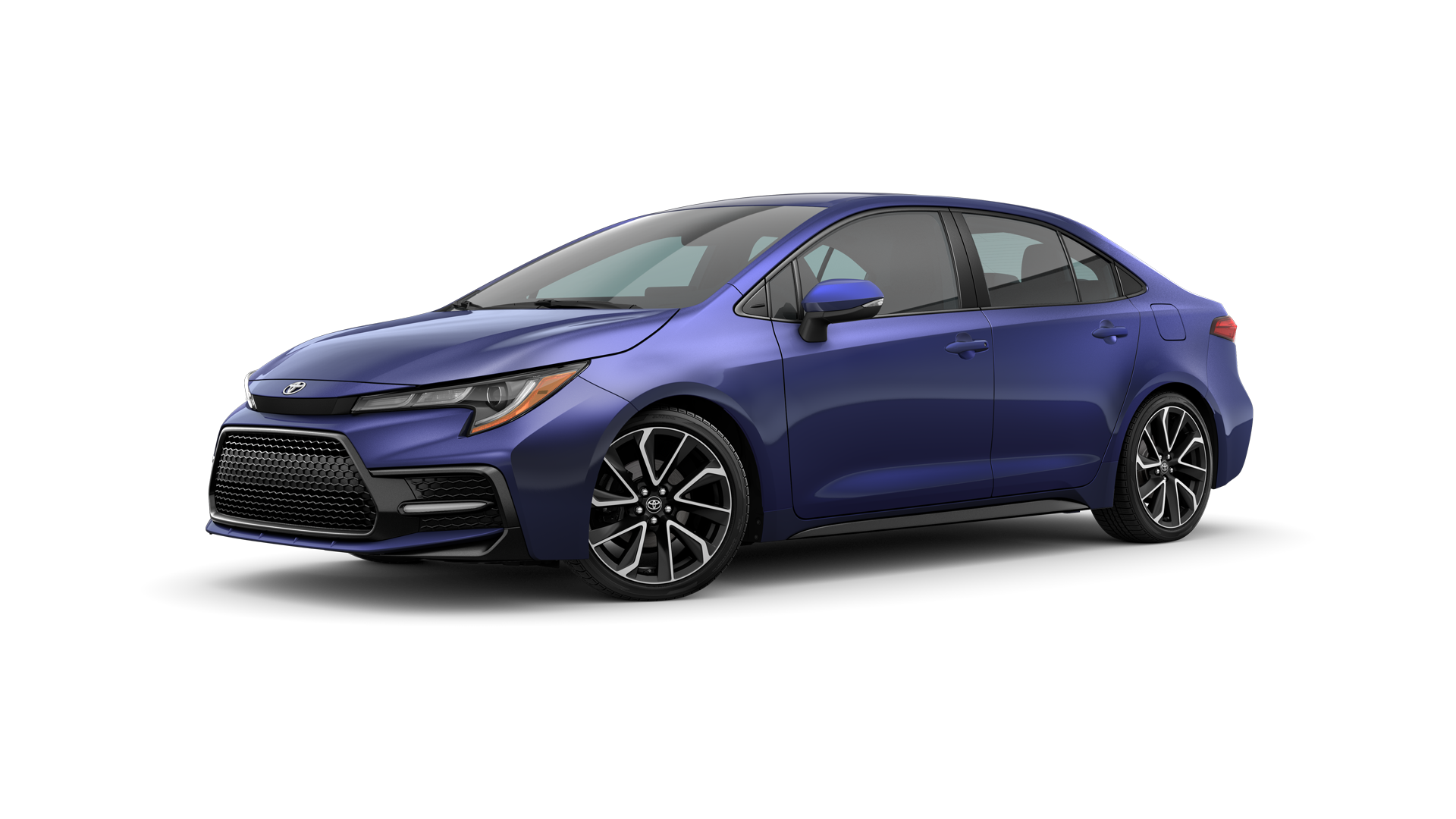 2022 Toyota Corolla in Blue Crush Metallic.