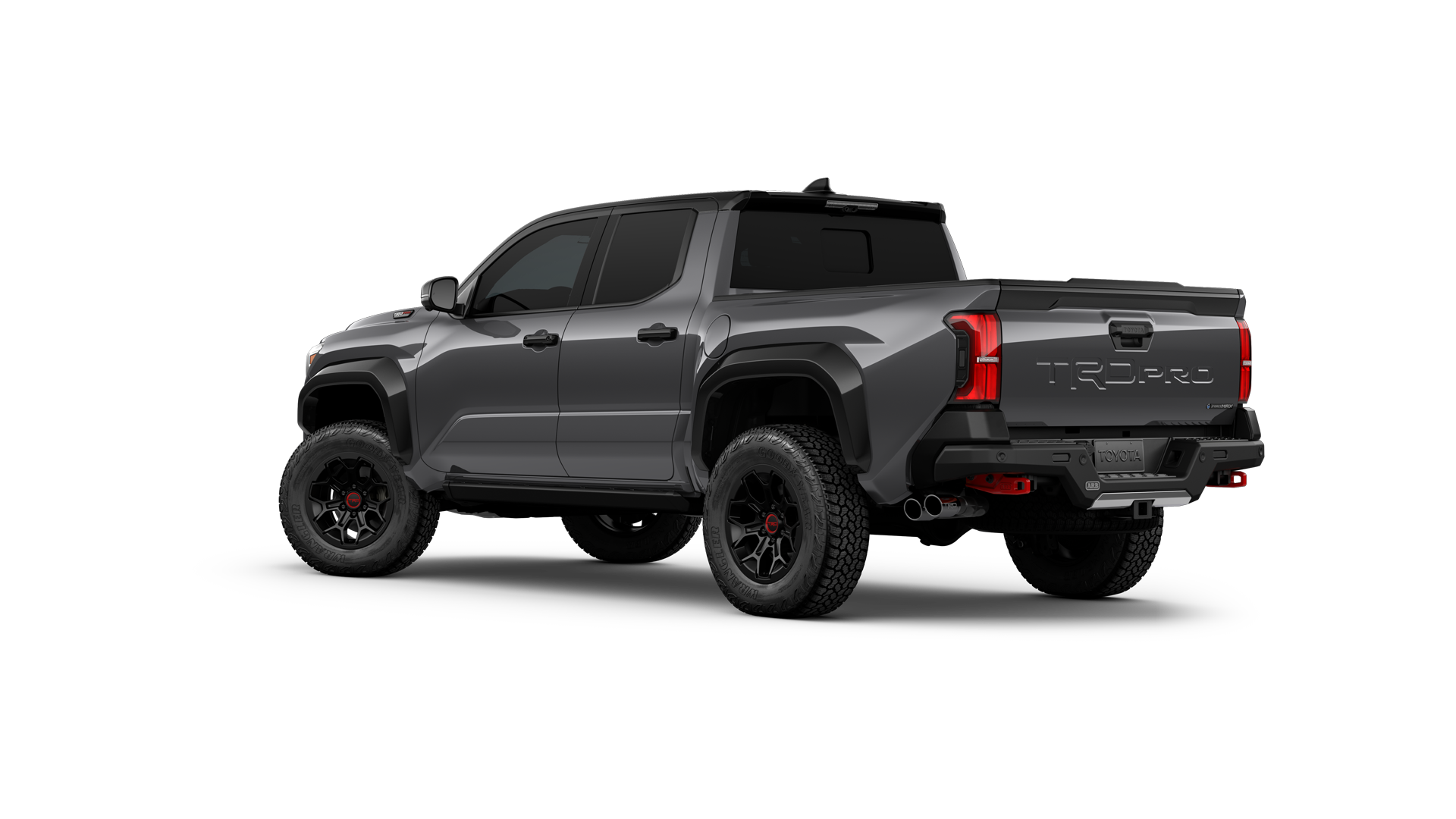 2024 Toyota Tacoma in Underground/Midnight Black Metallic Roof.