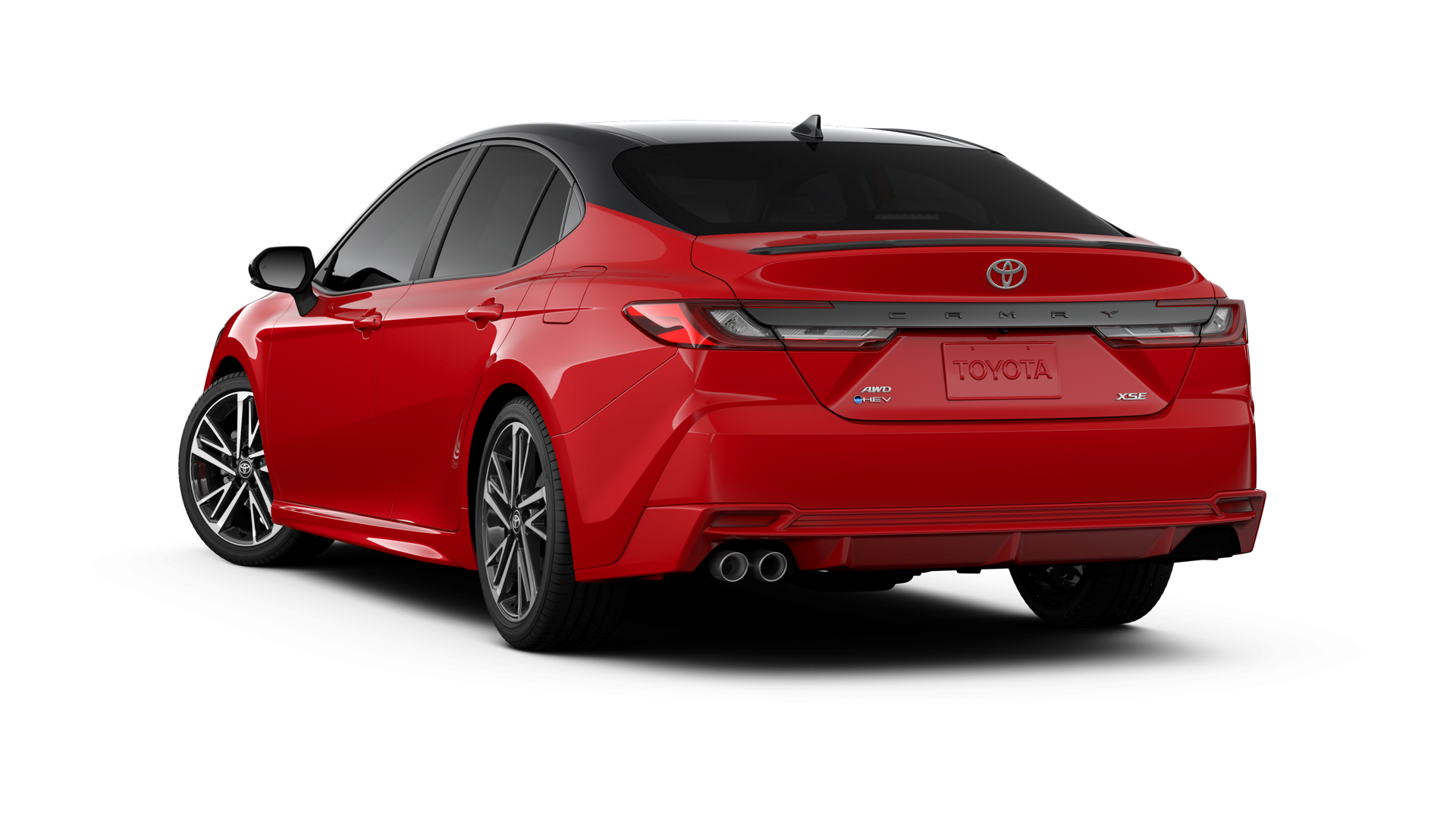 Three-sixty image of 2025 Camry in Supersonic Red/Midnight Black Metallic Roof*