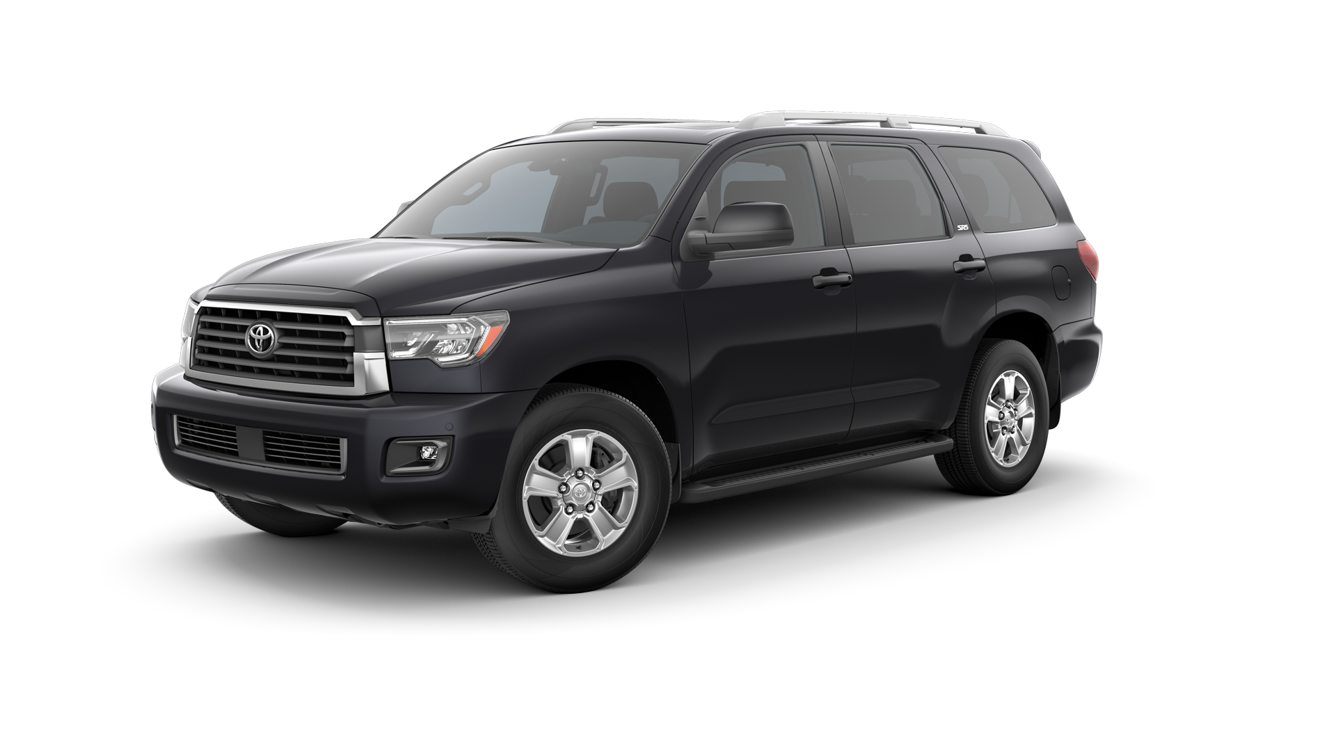 2022 Toyota Sequoia in Midnight Black Metallic.