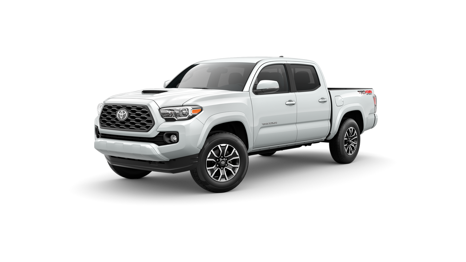 2021 Toyota Tacoma in Windchill Pearl.