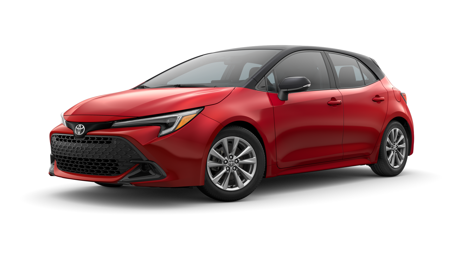 Three-sixty image of 2025 Corolla Hatchback in Finish Line Red*