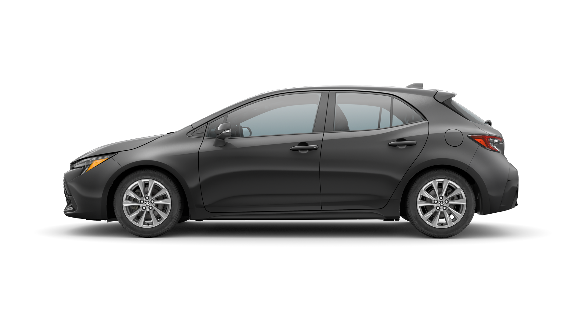 2024 Toyota Hatchback in Magnetic Gray Metallic.