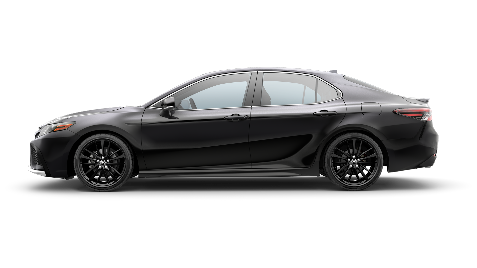 Three-sixty image of 2024 Camry Hybrid in Midnight Black Metallic