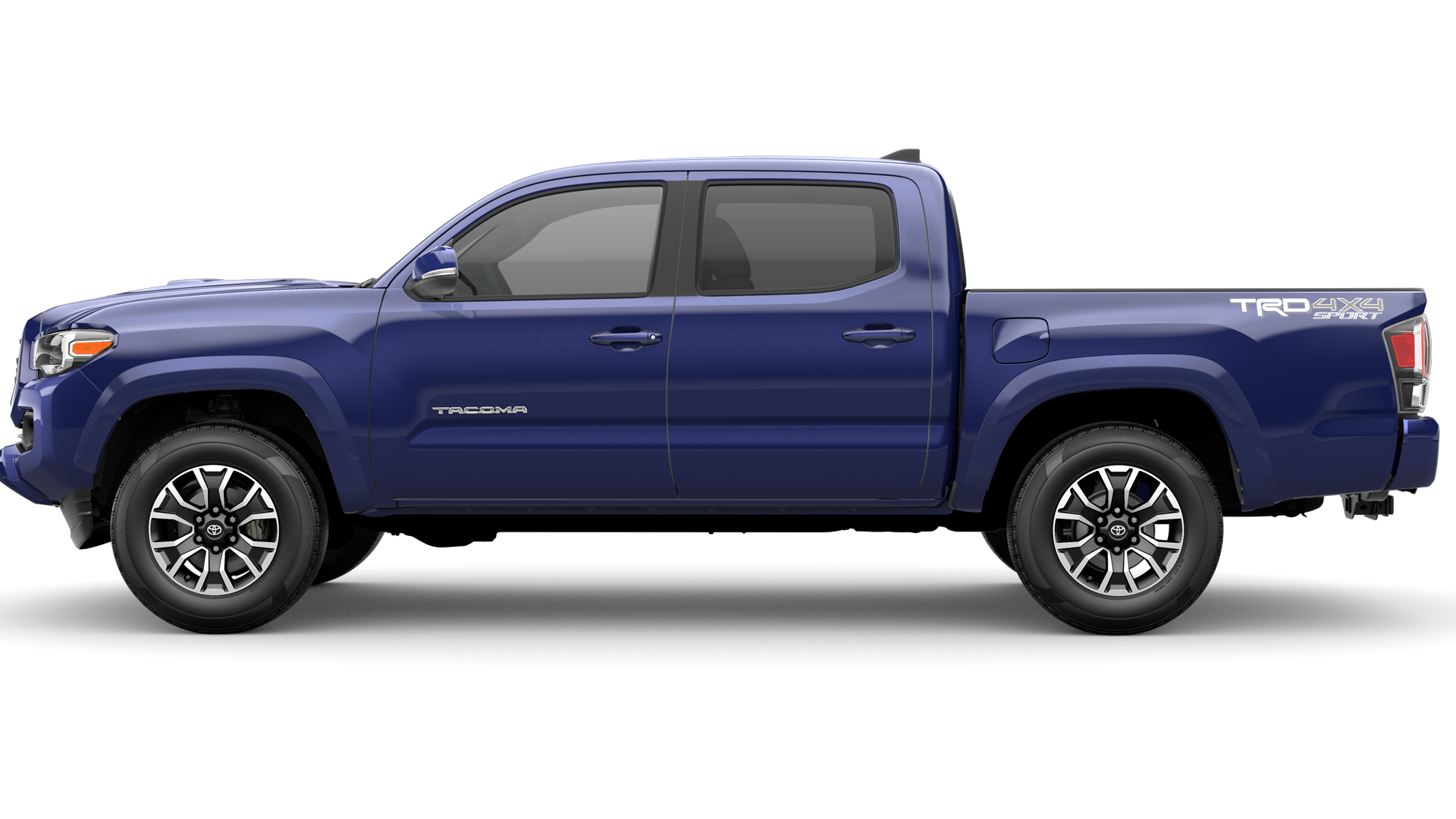 2022 Toyota Tacoma in Blue Crush Metallic.