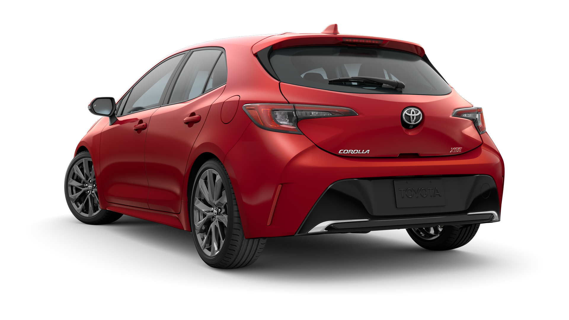 2024 Toyota Hatchback in Finish Line Red*.