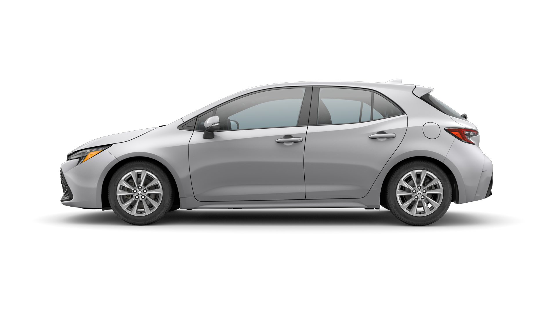 2024 Toyota Hatchback in Classic Silver Metallic.