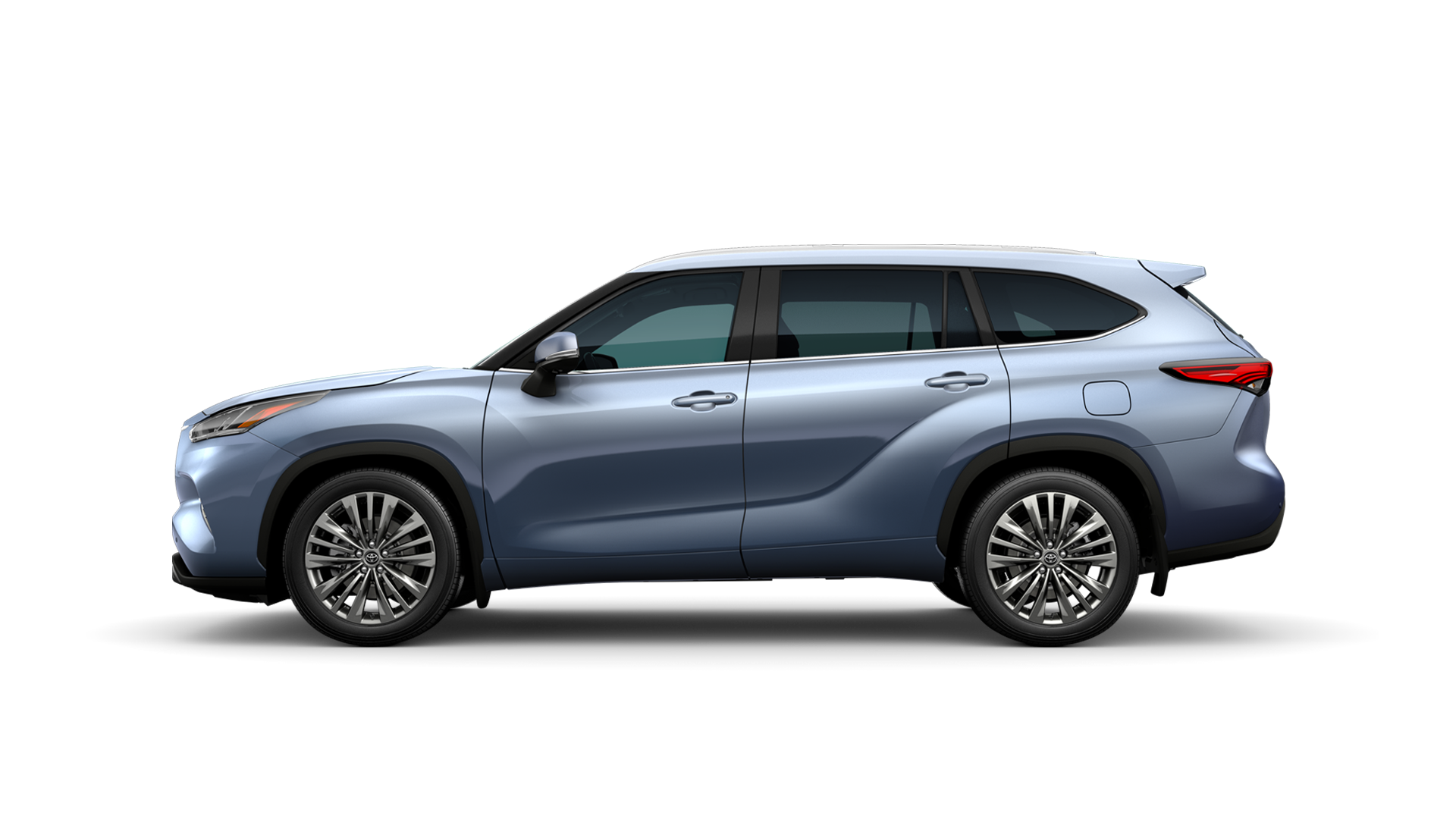 2022 Toyota Highlander in Moon Dust.