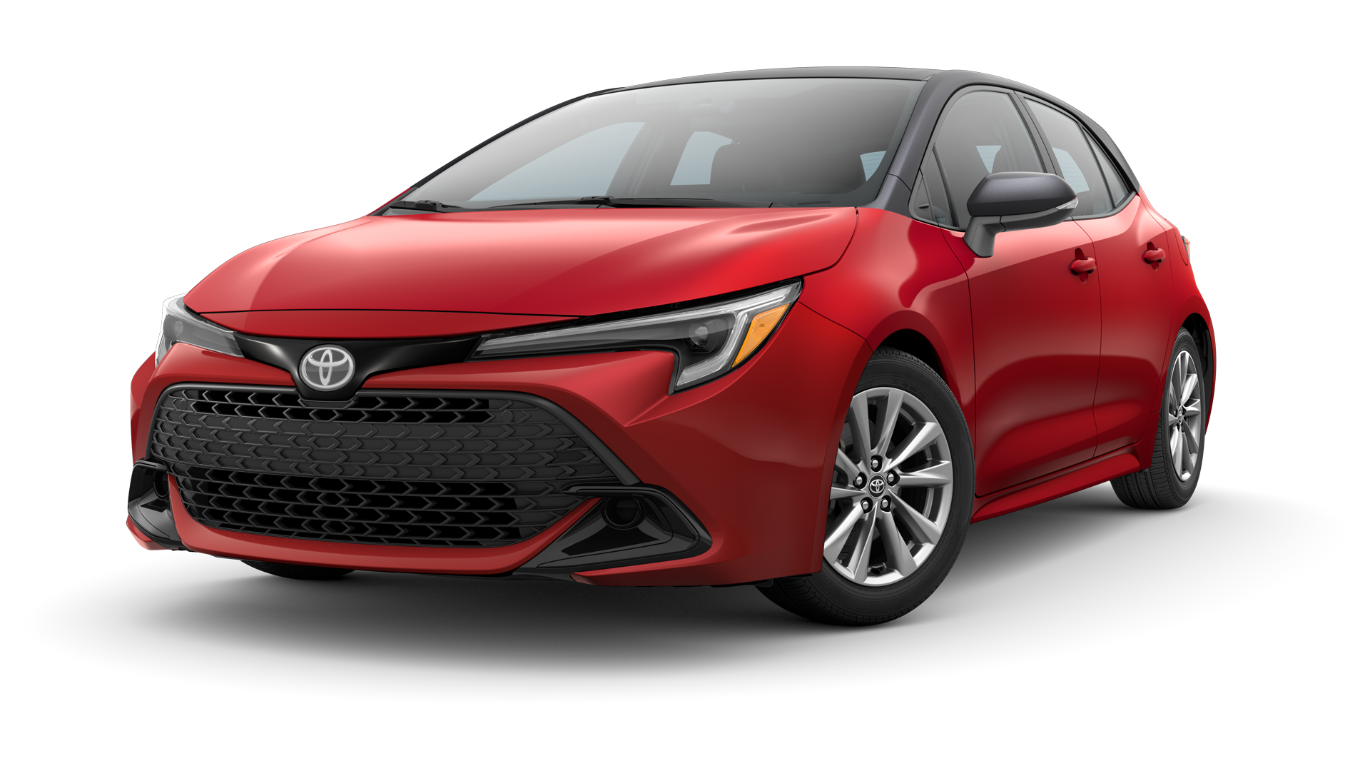 Three-sixty image of 2025 Corolla Hatchback in Finish Line Red*