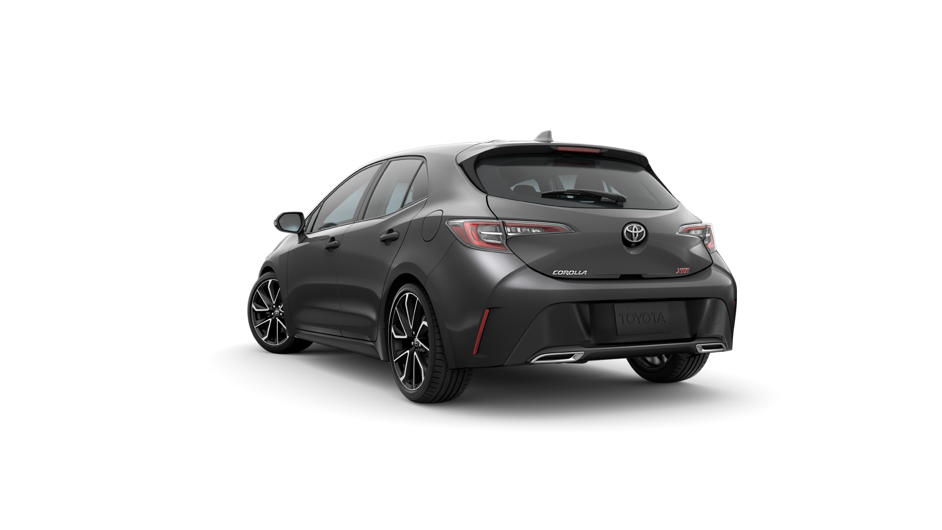 2021 Toyota Hatchback in Magnetic Gray Metallic.