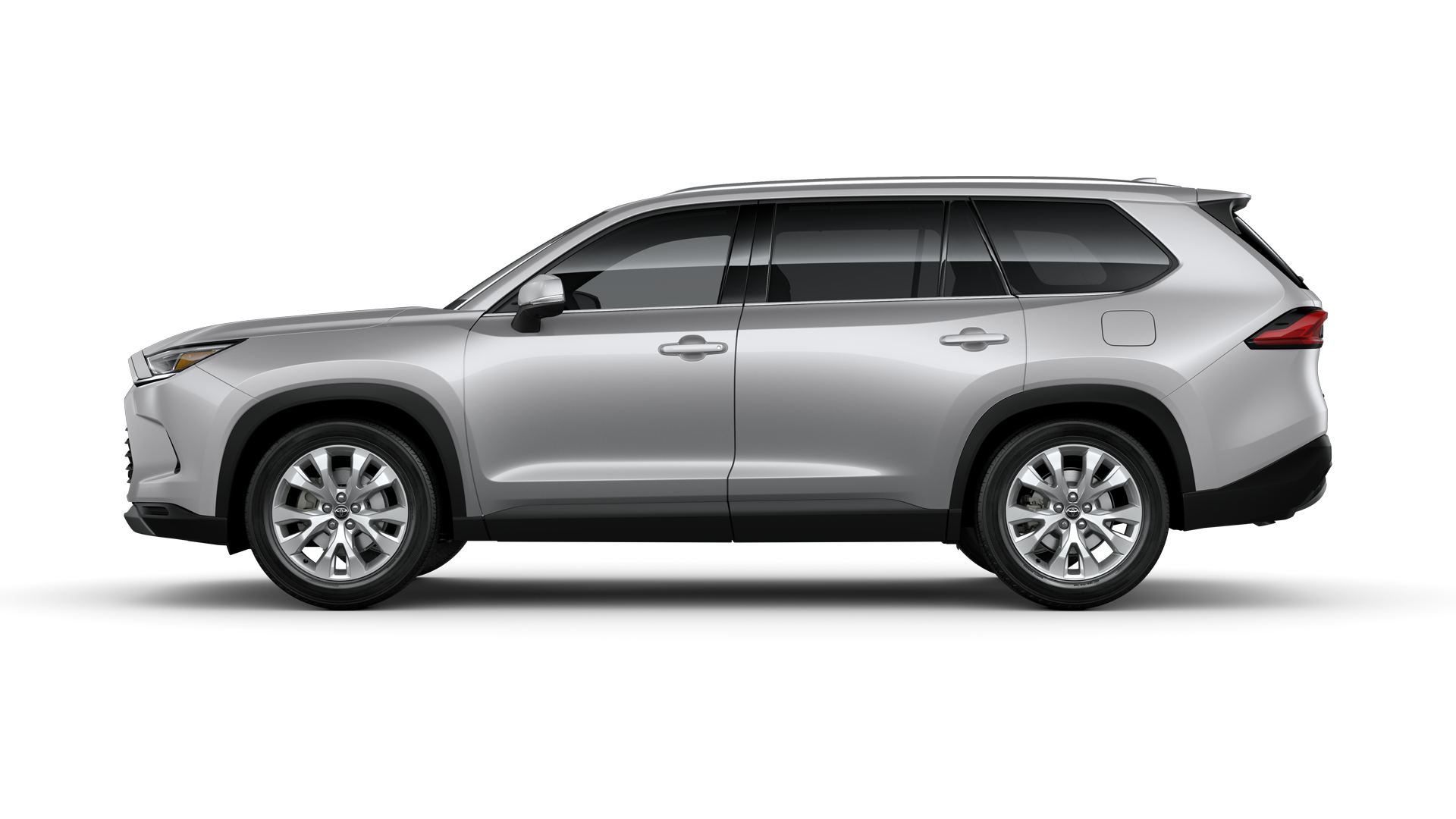 2024 Toyota Highlander in Celestial Silver Metallic.