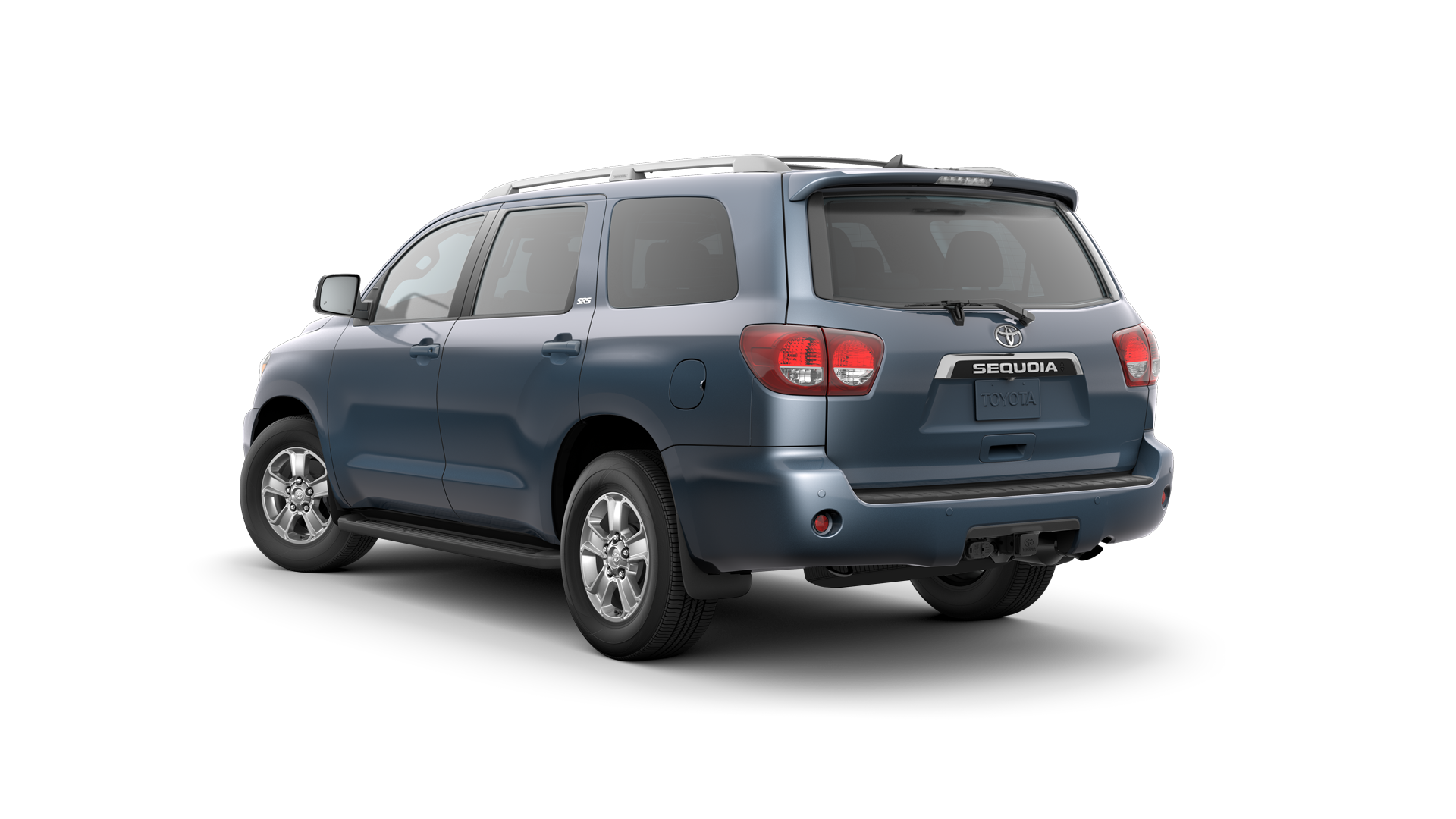 2022 Toyota Sequoia in Shoreline Blue Pearl.