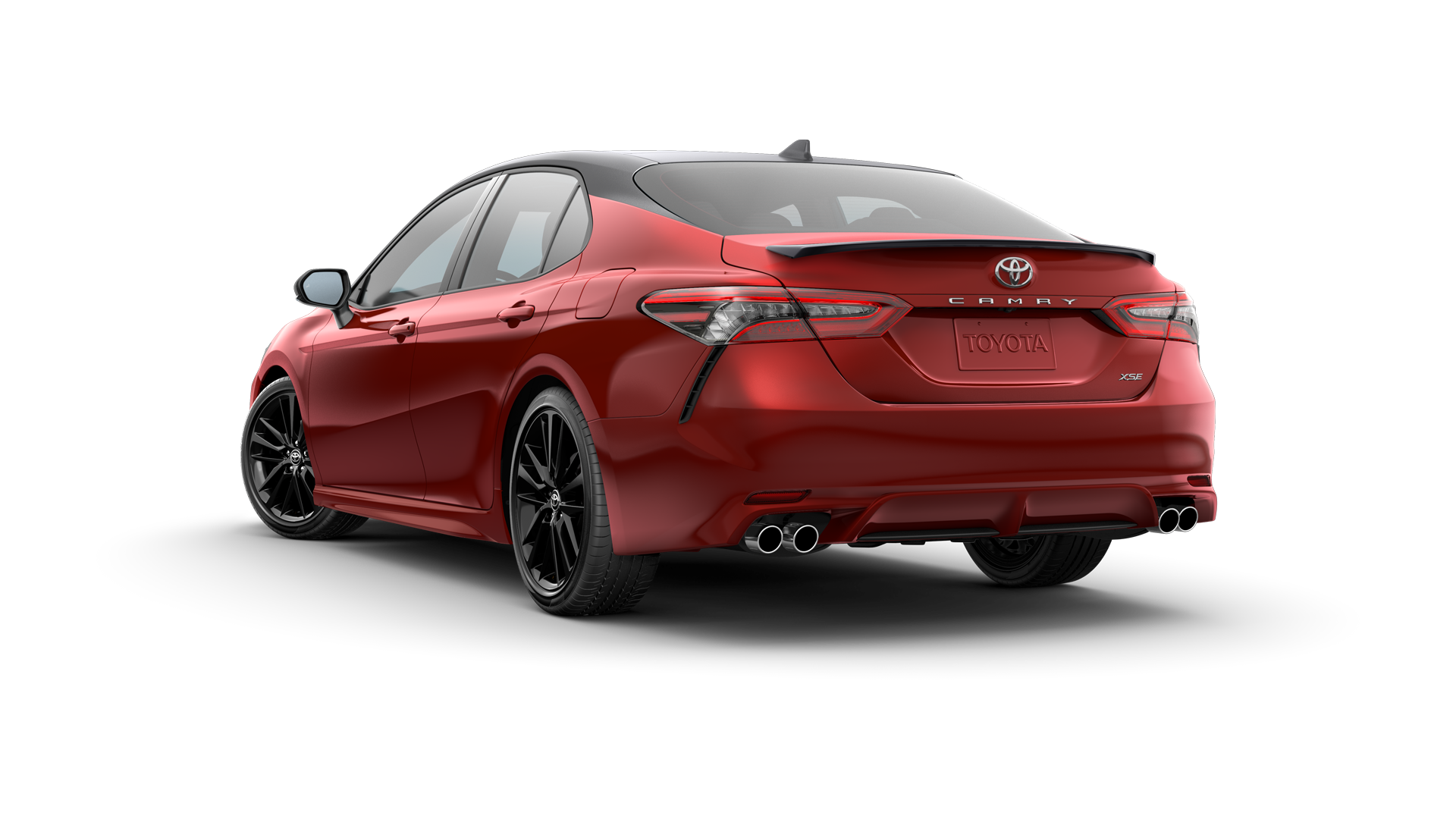 2024 Toyota Camry in Supersonic Red/Midnight Black Metallic Roof*.