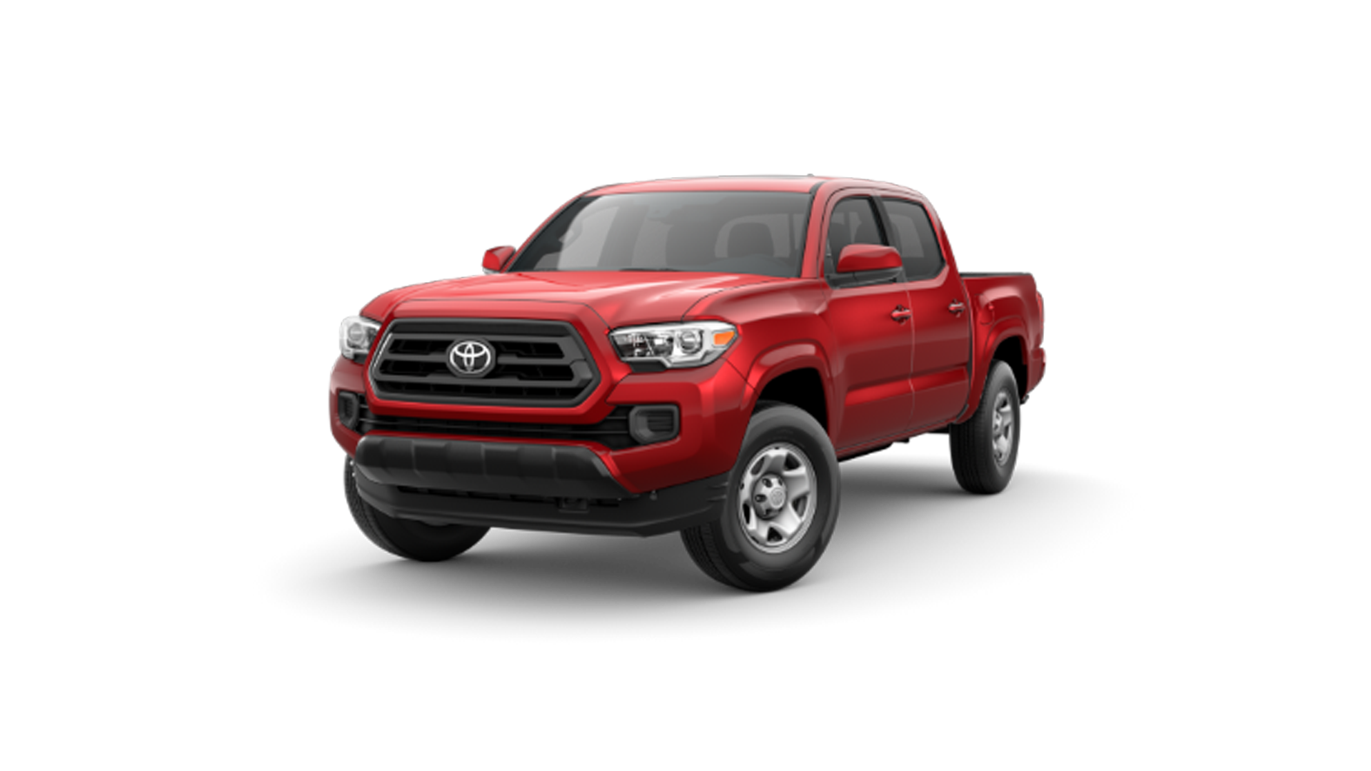 2021 Toyota Tacoma in Barcelona Red Metallic.