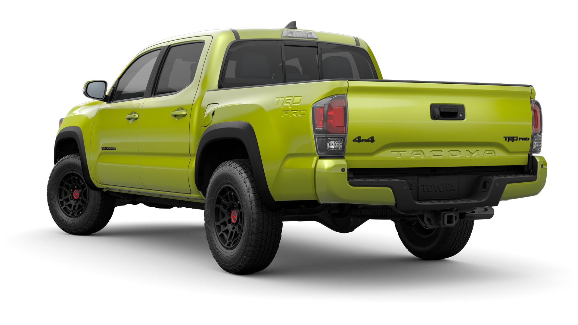 2022 Toyota Tacoma in Electric Lime Metallic.