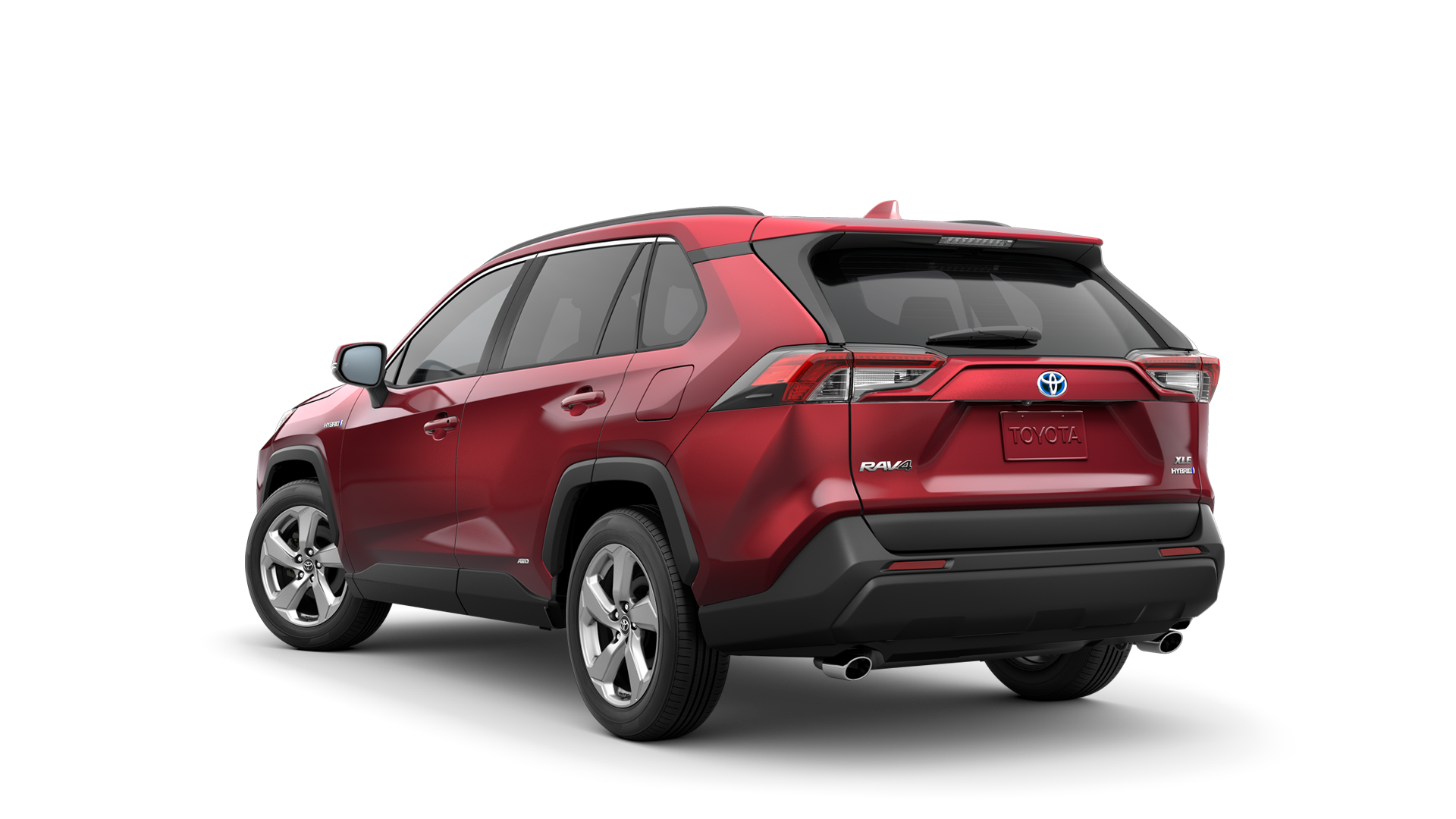 2021 Toyota RAV4 in Ruby Flare Pearl.