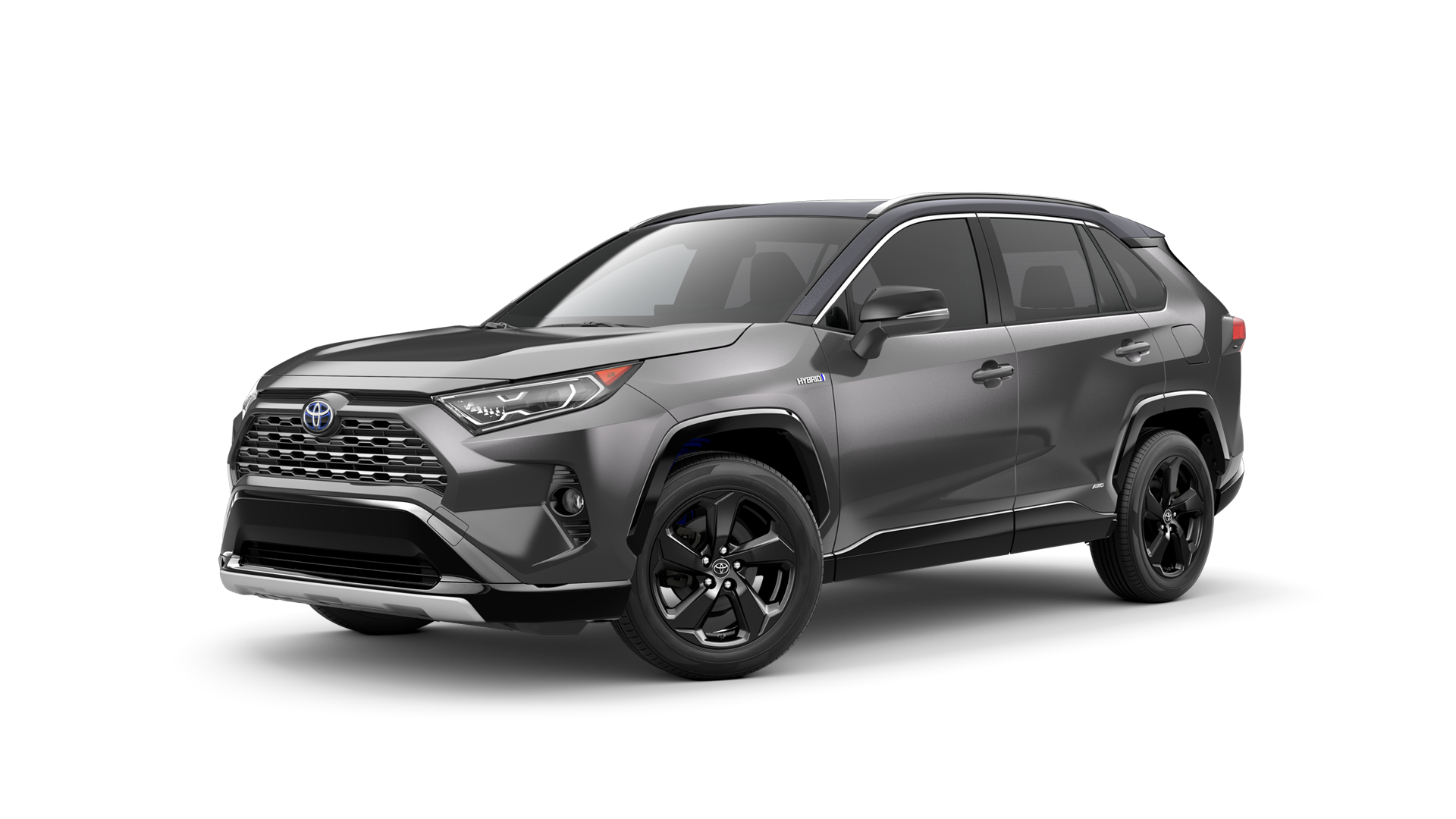 2021 Toyota RAV4 in Magnetic Gray Metallic/Midnight Black Metallic Roof.