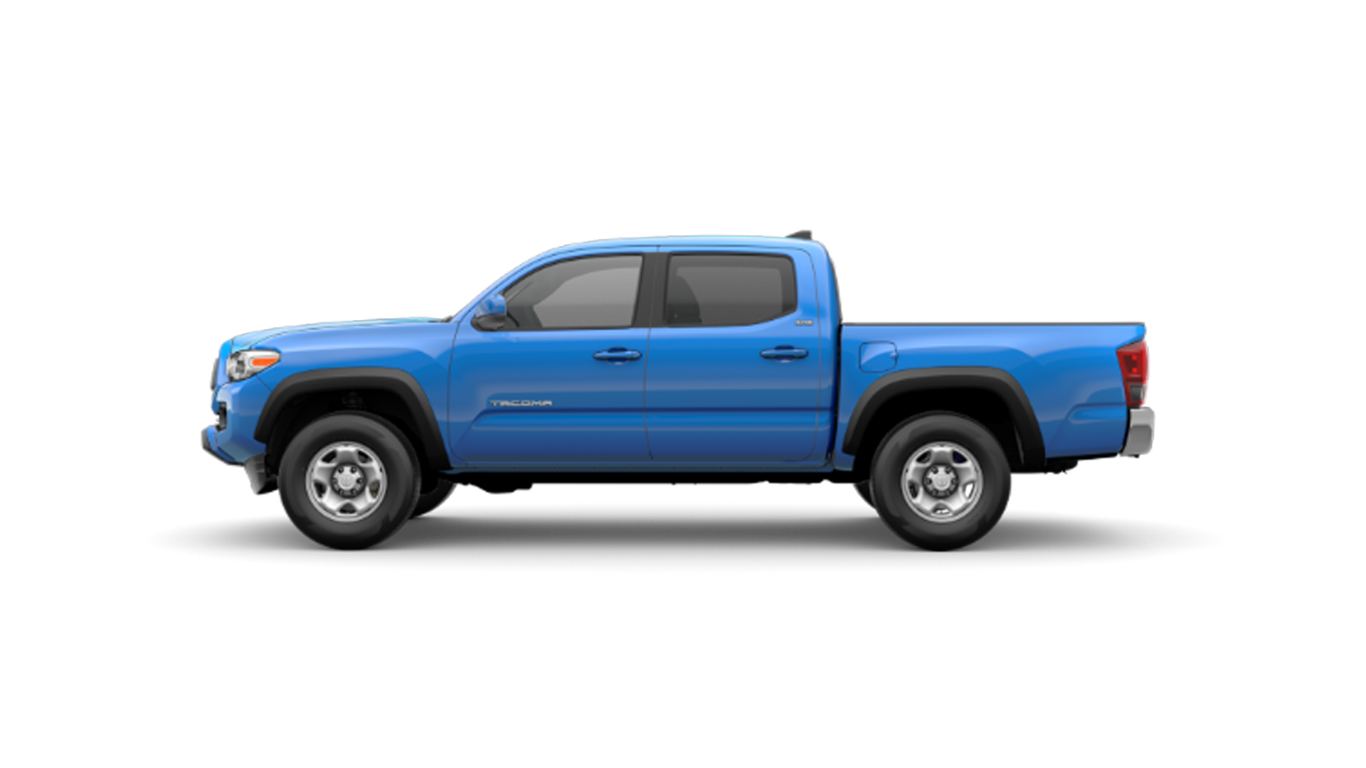 2021 Toyota Tacoma in Voodoo Blue.