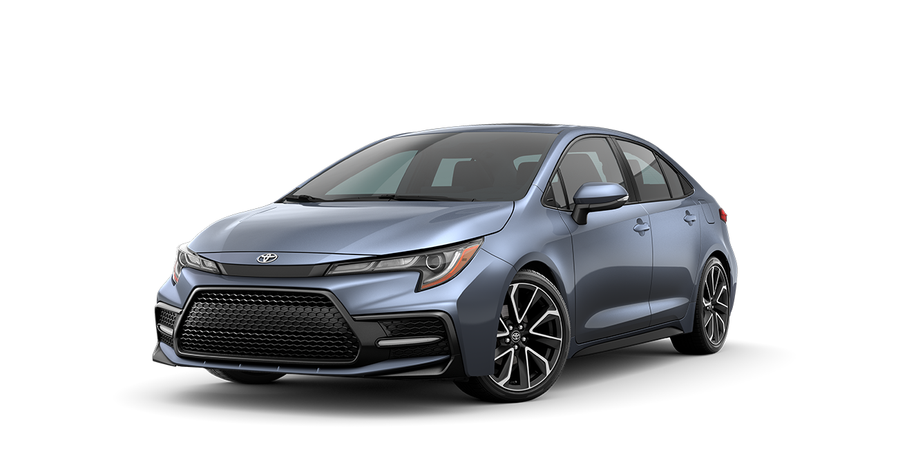 2021 Toyota Corolla in Celestite Gray Metallic.