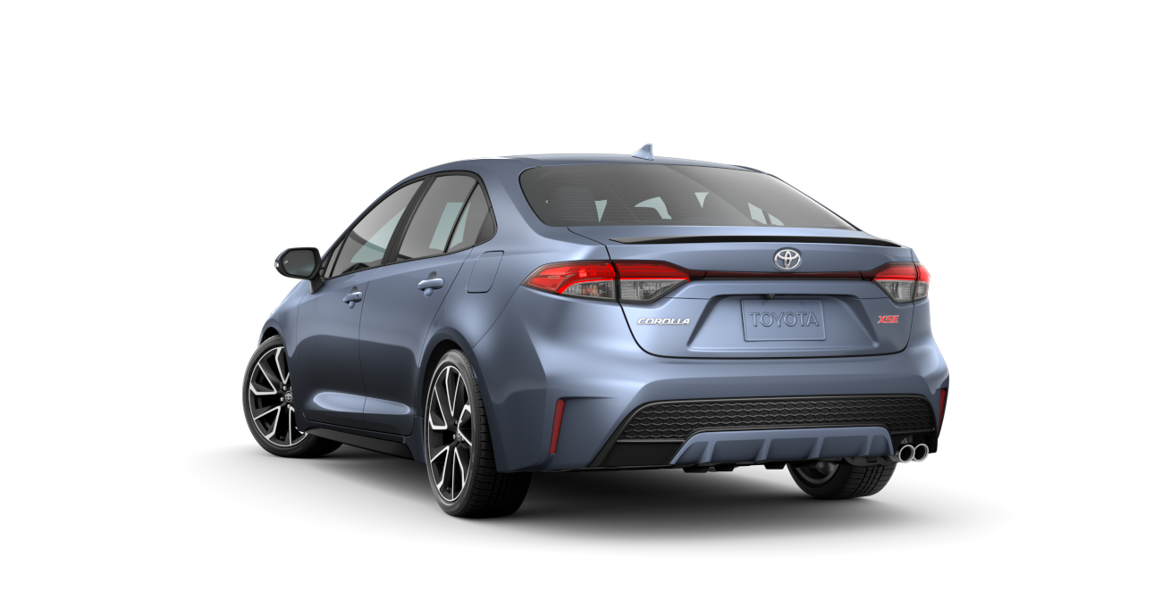 2021 Toyota Corolla in Celestite Gray Metallic.