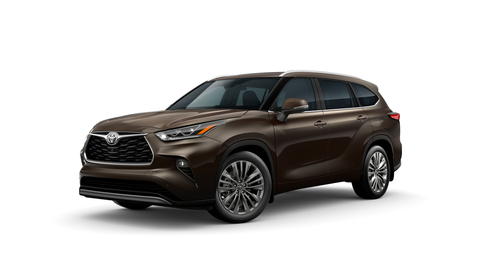 2022 Toyota Highlander in Opulent Amber.