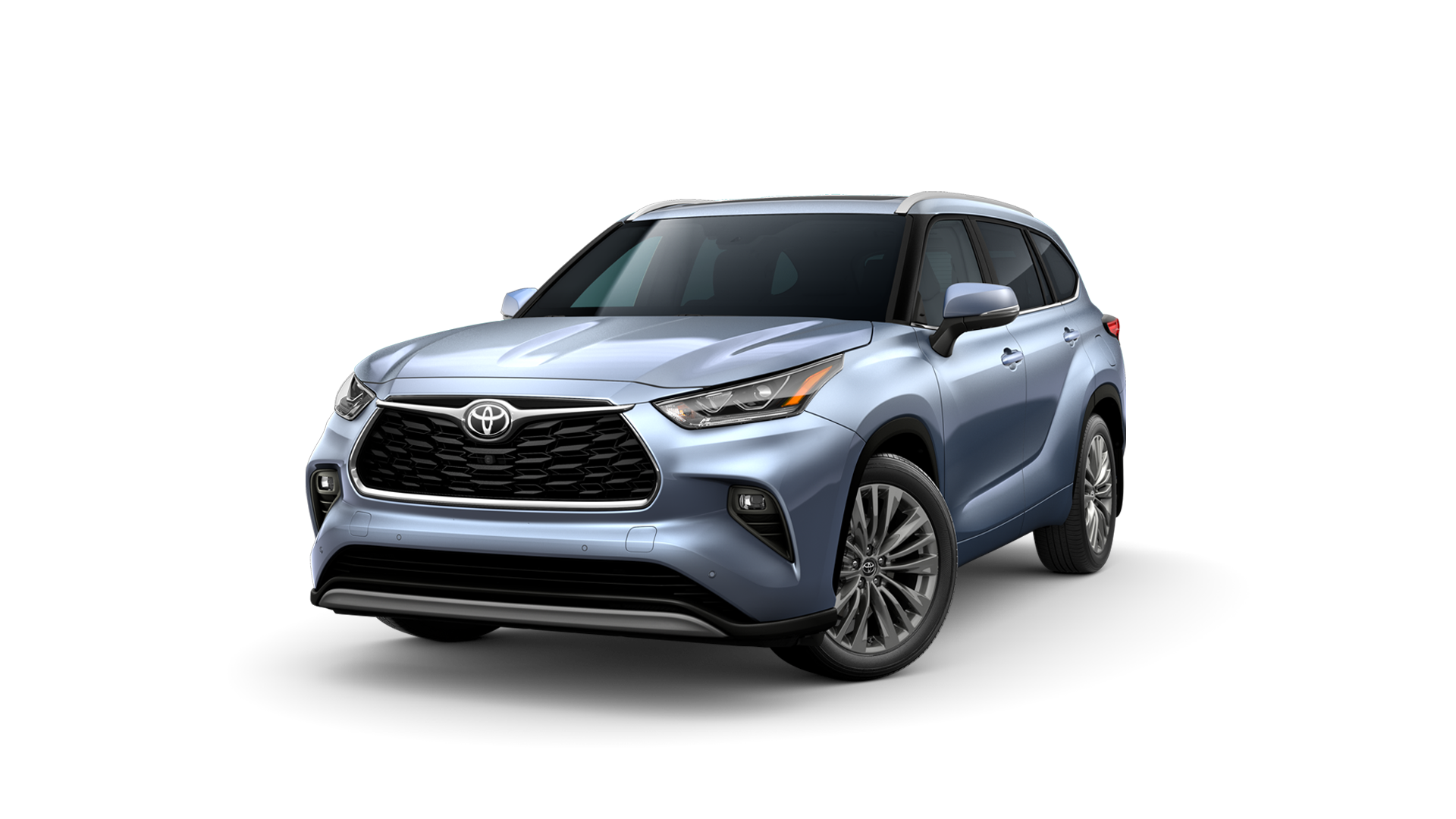 2022 Toyota Highlander in Moon Dust.
