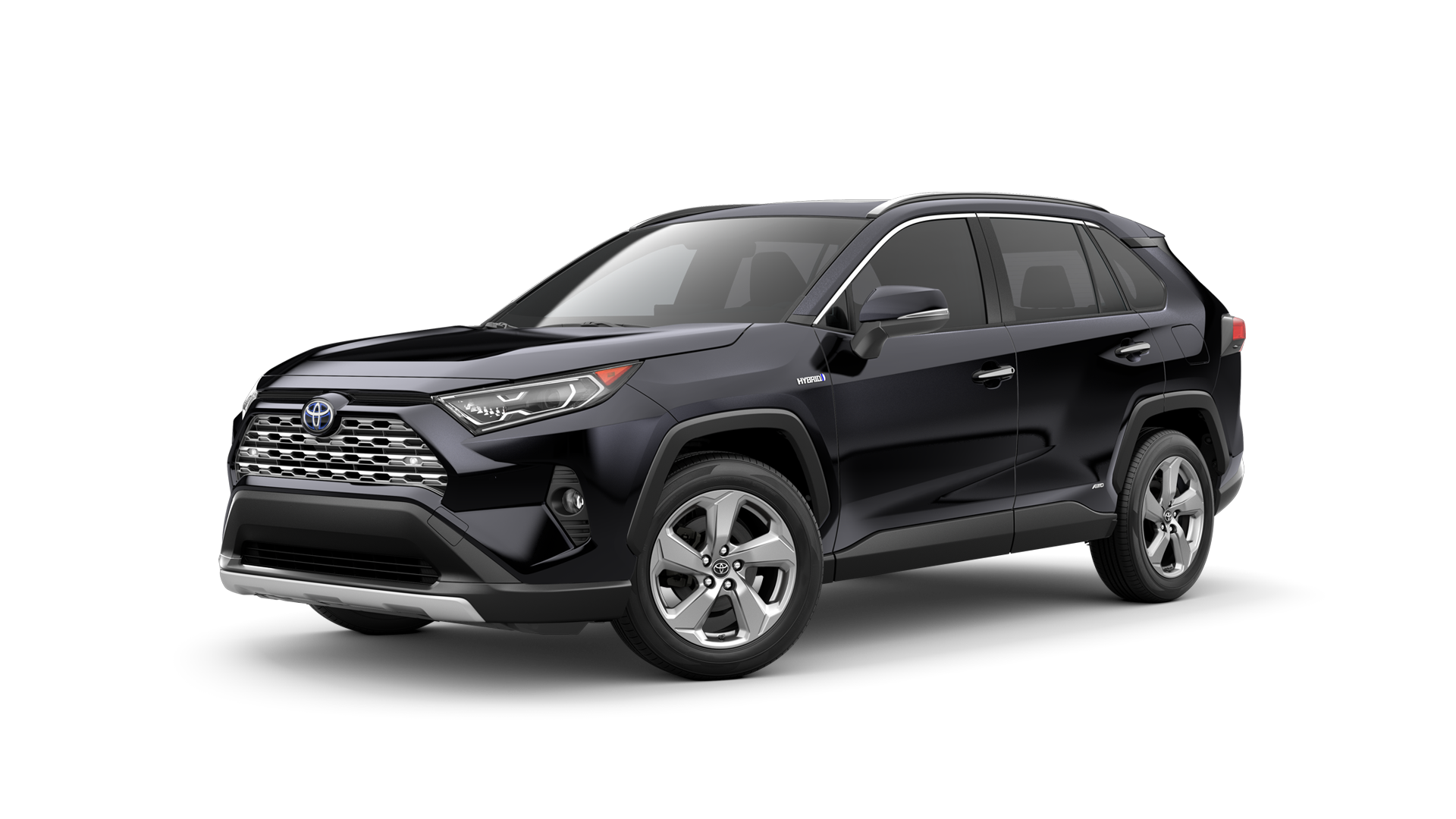 2021 Toyota RAV4 in Midnight Black Metallic.