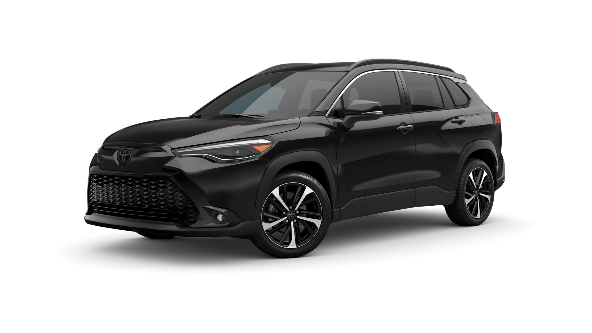 Three-sixty image of 2024 Corolla Cross Hybrid in Jet Black