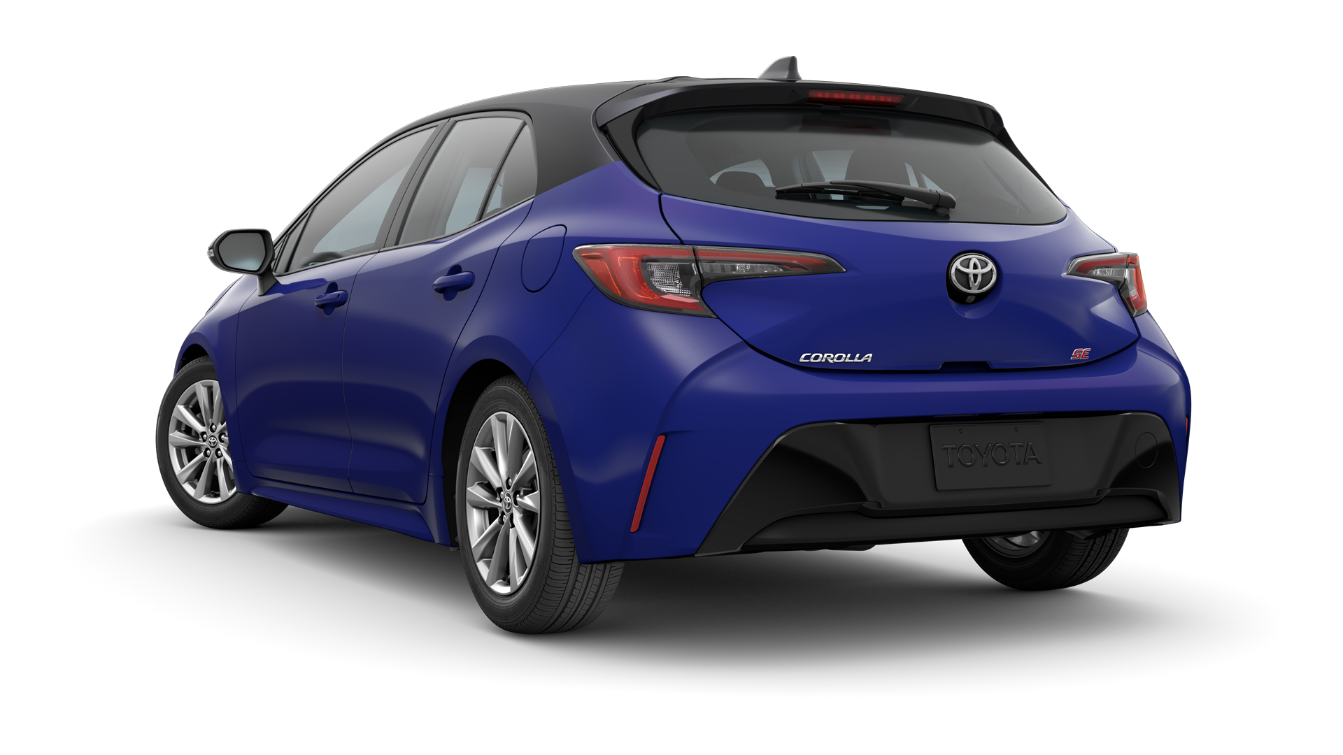 Three-sixty image of 2025 Corolla Hatchback in Blue Crush Metallic/Midnight Black Metallic Roof