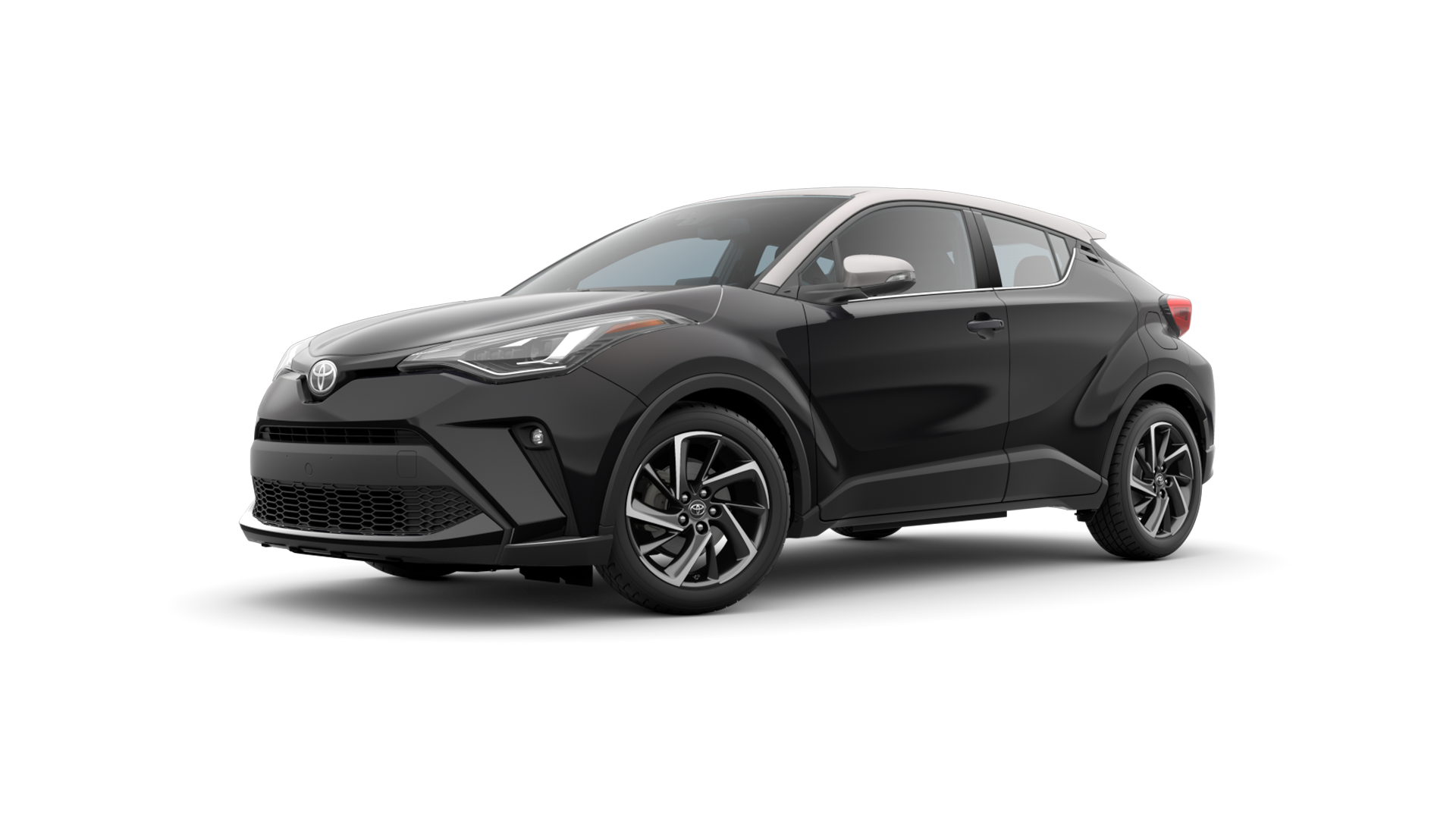 2021 Toyota C-HR in Black Sand Pearl/Knockout Met. Roof.