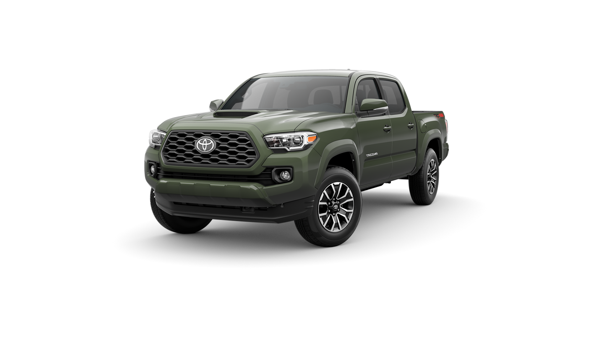2021 Toyota Tacoma in Army Green.
