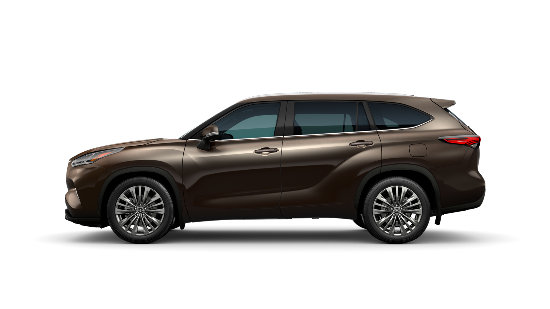 2022 Toyota Highlander in Opulent Amber.