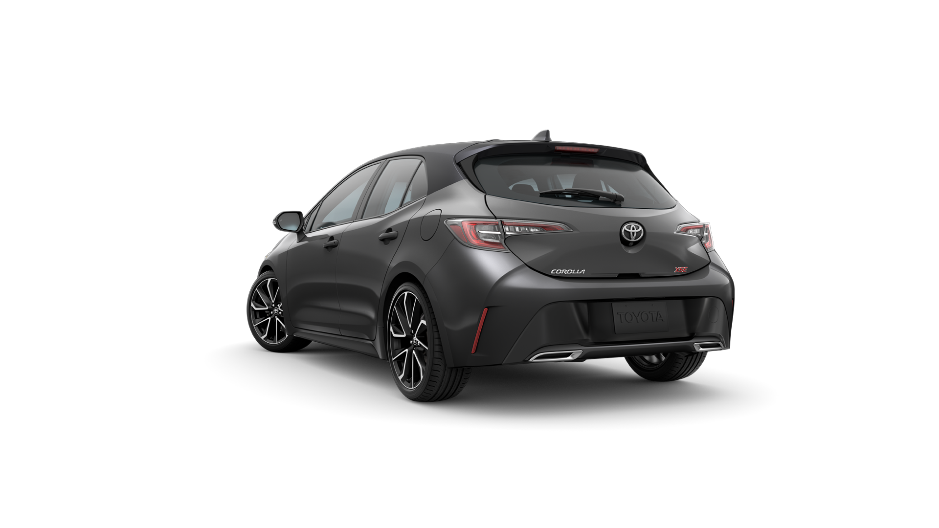 2021 Toyota Hatchback in Magnetic Gray Metallic/Midnight Black Metallic Roof.